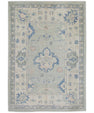 Turkish Oushak Rug 4'11" x 6'10" #11011