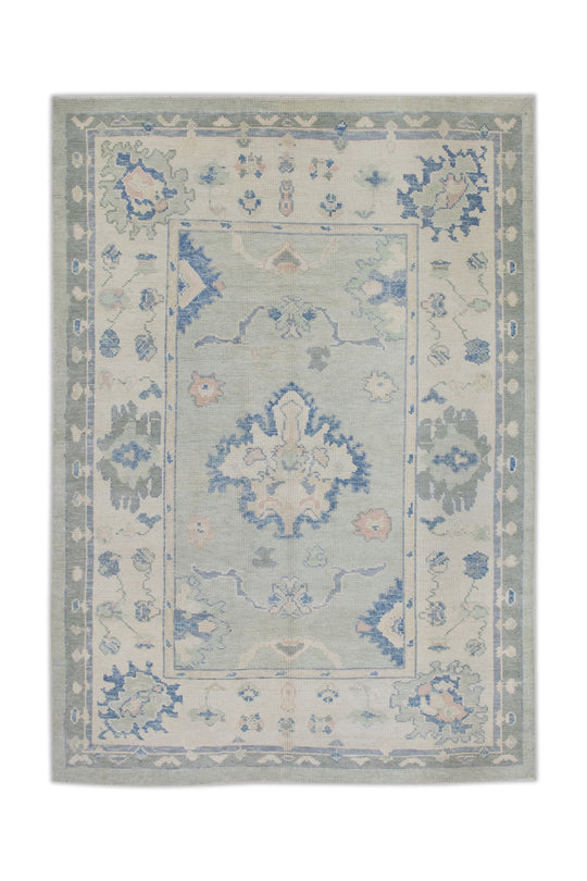 #11011 Turkish Oushak 4'11" x 6'10"