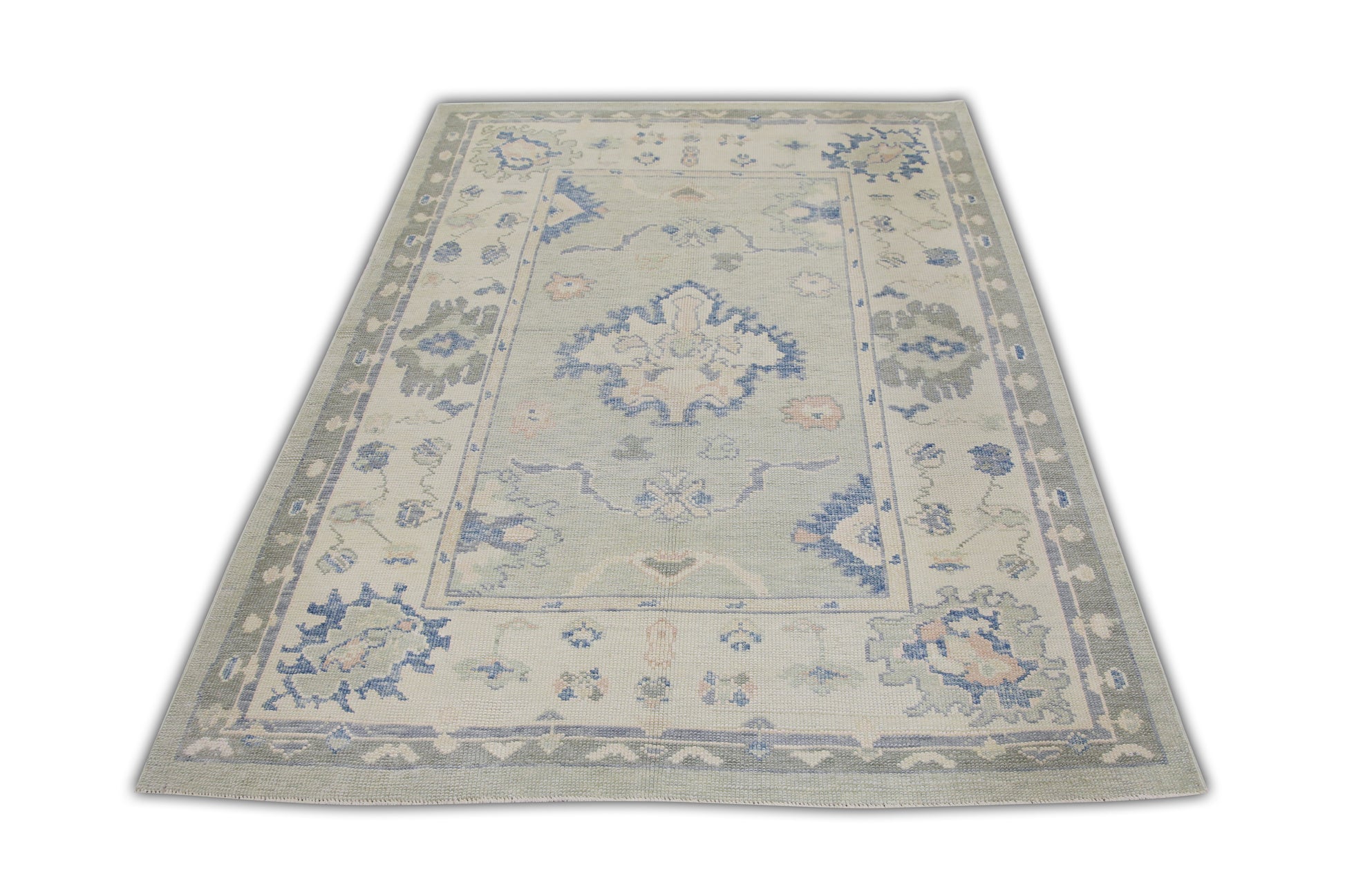 Turkish Oushak Rug 4'11" x 6'10" #11011
