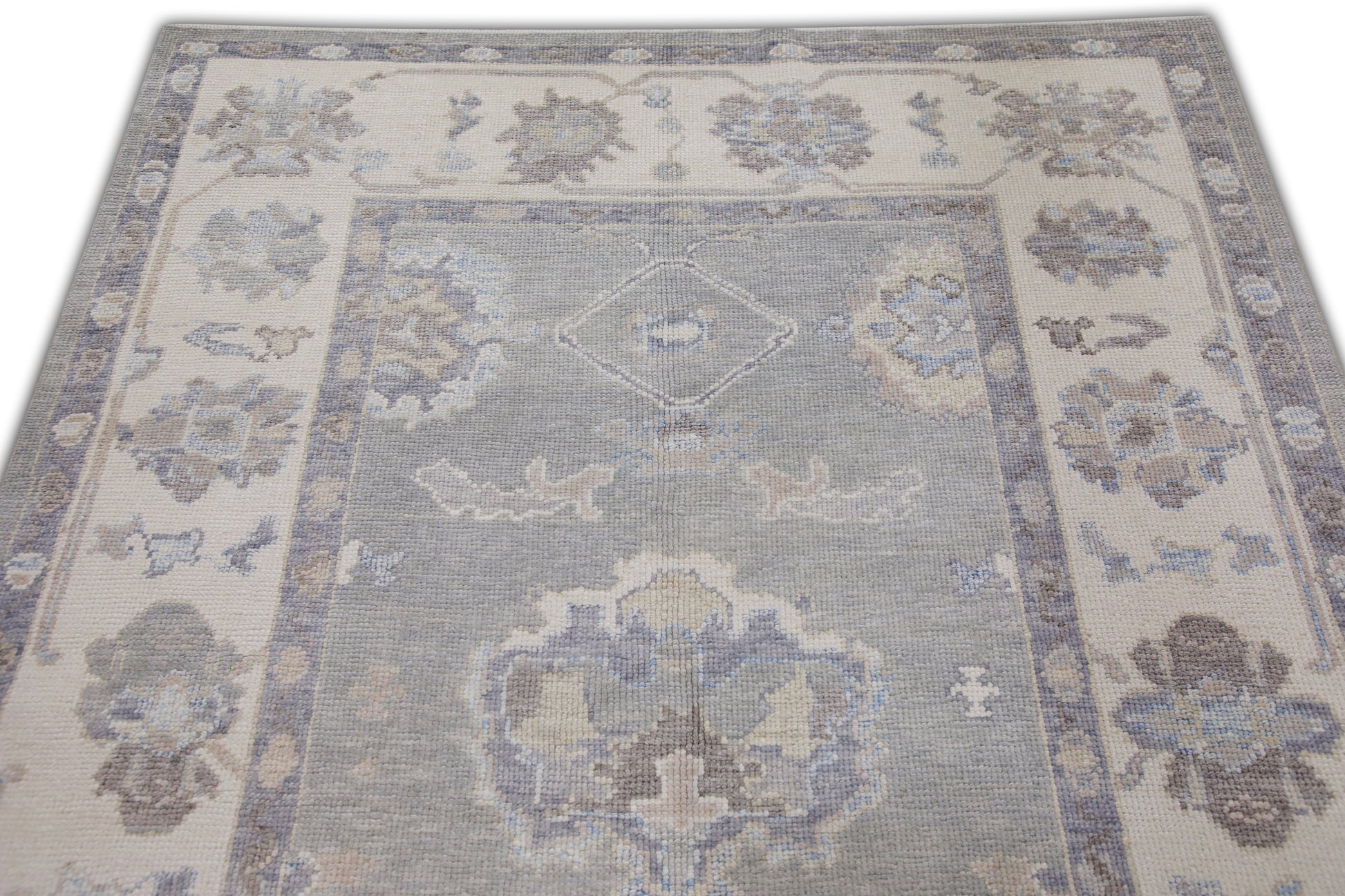 Turkish Oushak Rug 4'11" x 6'10" #11001