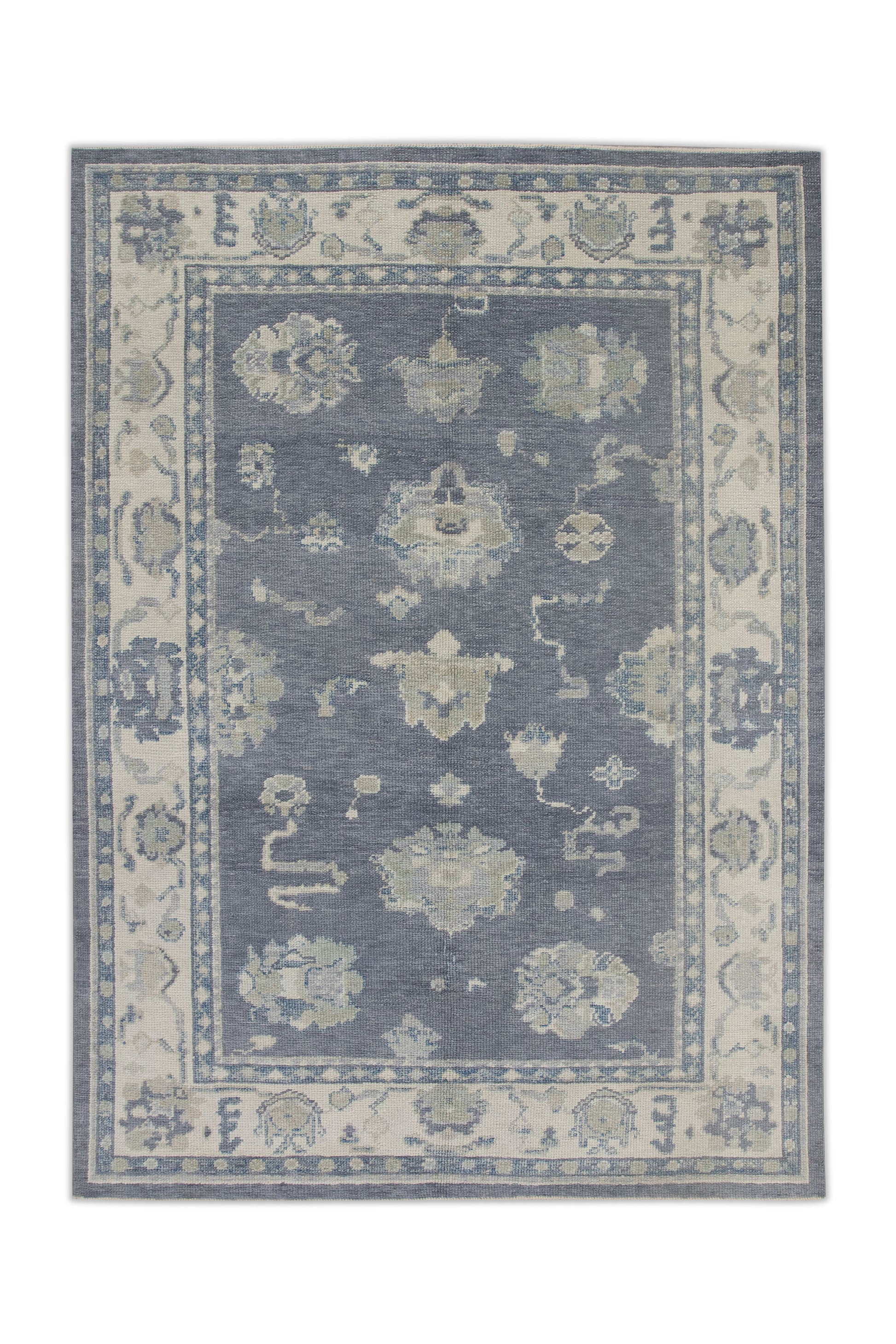 Turkish Oushak Rug 4'11" x 6'8" #10994