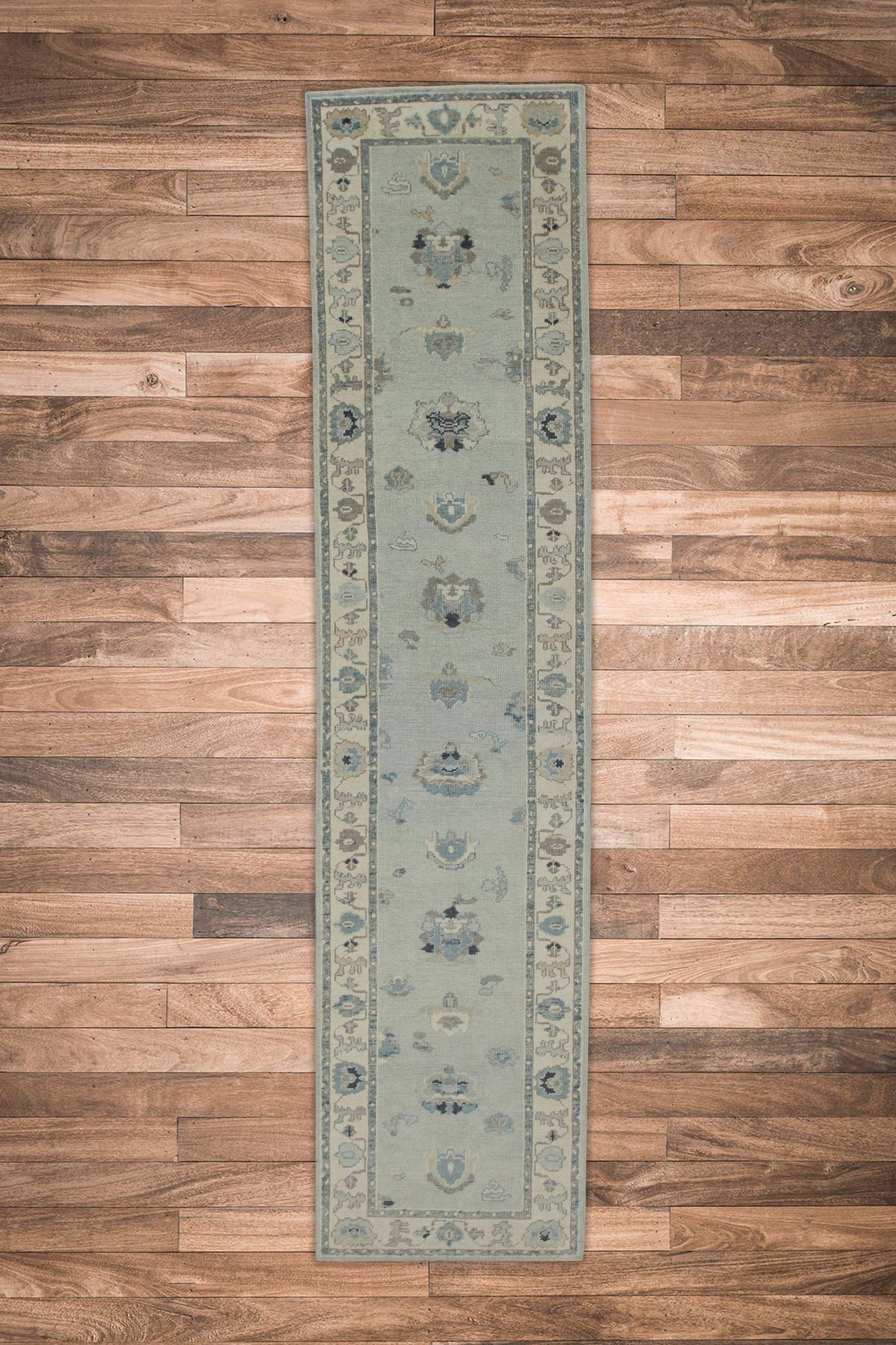 Turkish Oushak Rug 2'10" x 12'3" #8243