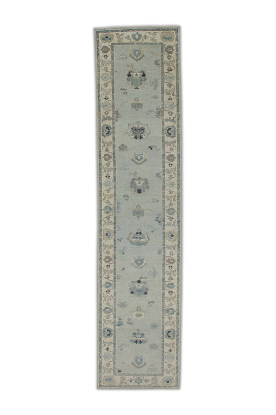 #8243 Turkish Oushak 2'10" x 12'3"