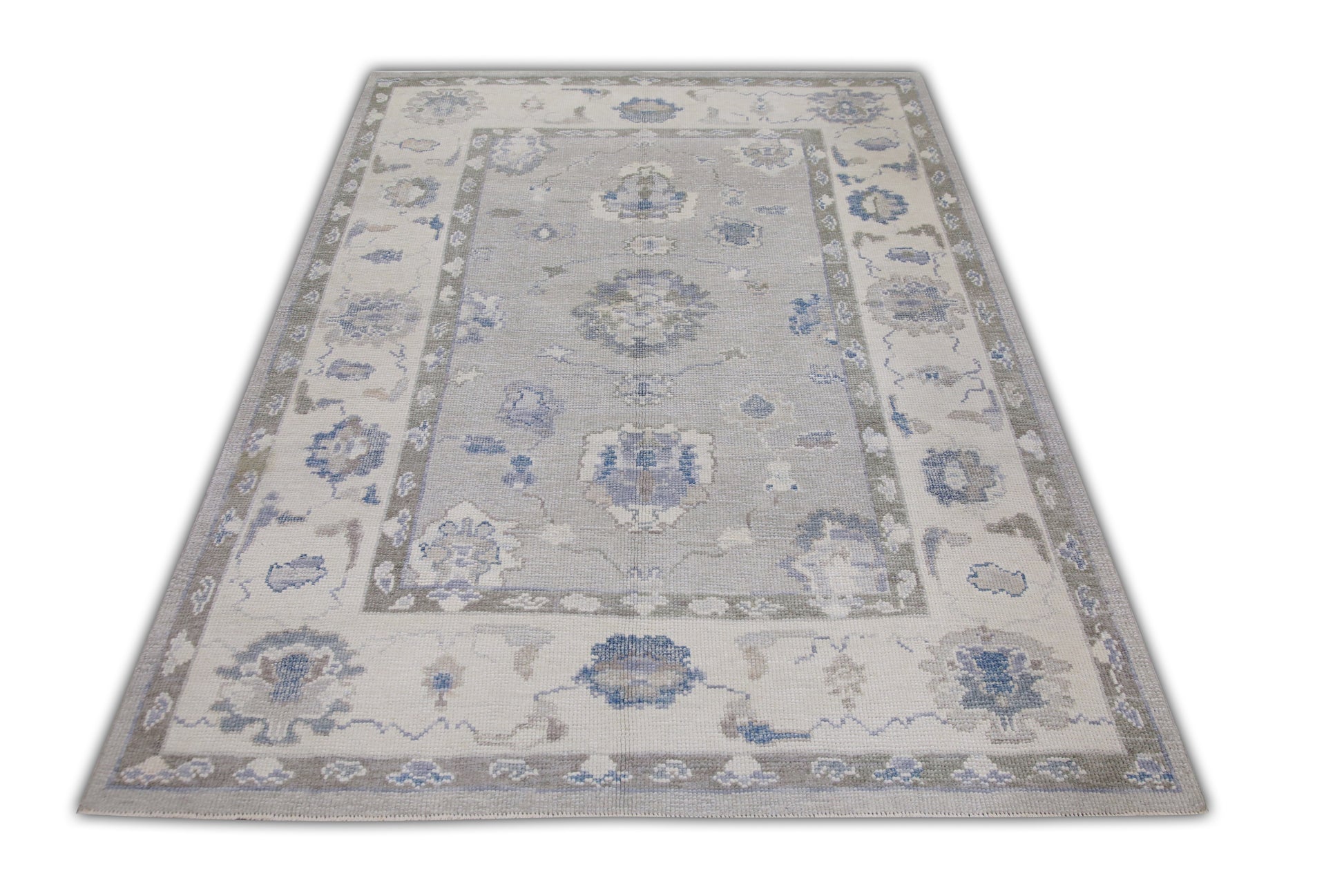 Turkish Oushak Rug 4'10" x 6'10" #11010