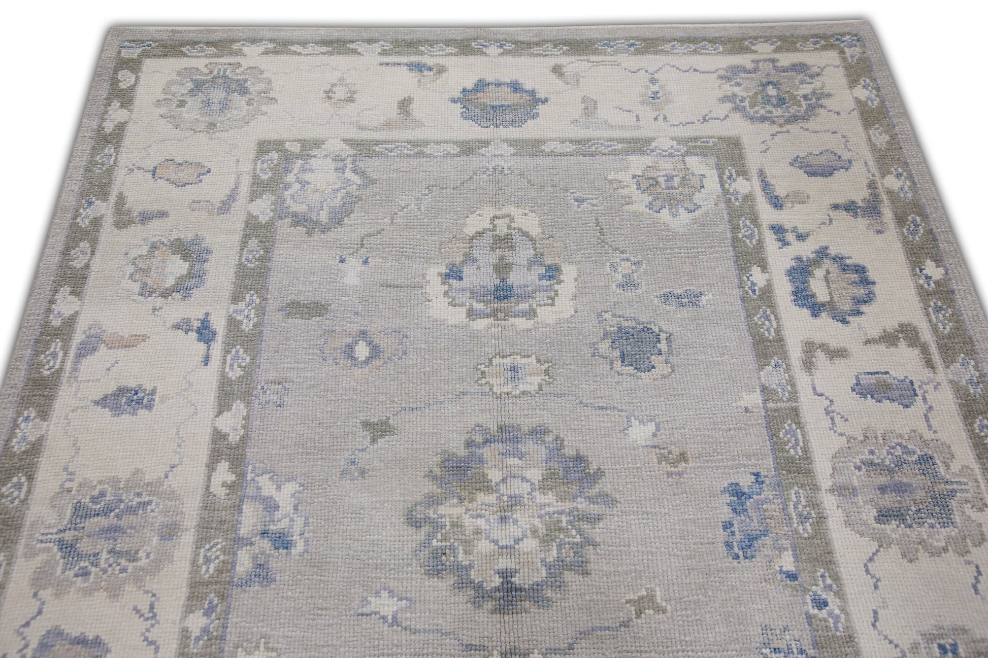 Turkish Oushak Rug 4'10" x 6'10" #11010