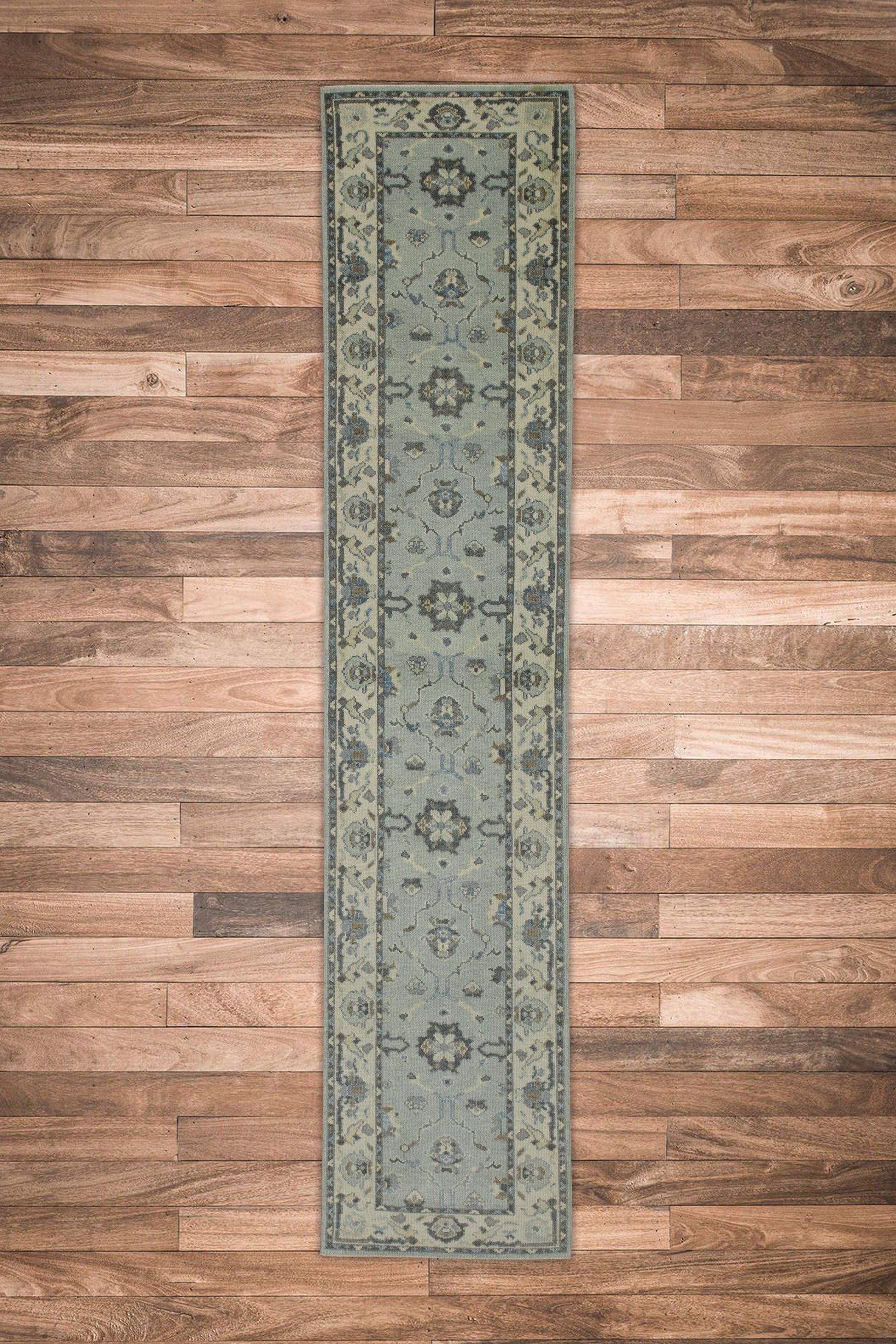 Turkish Oushak Rug 2'8" x 13'9" #8056