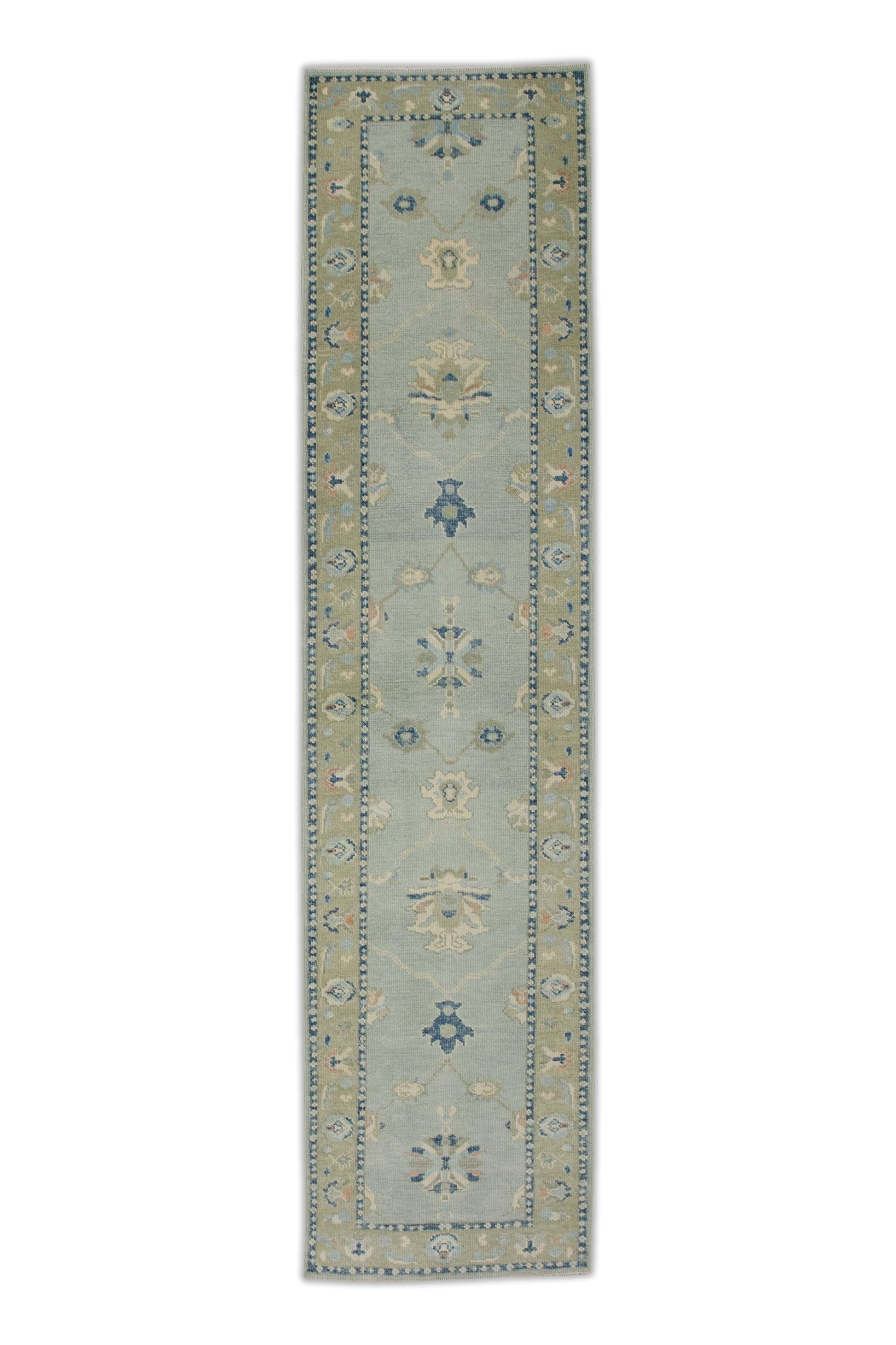 Turkish Oushak Rug 2'11" x 13' #8013