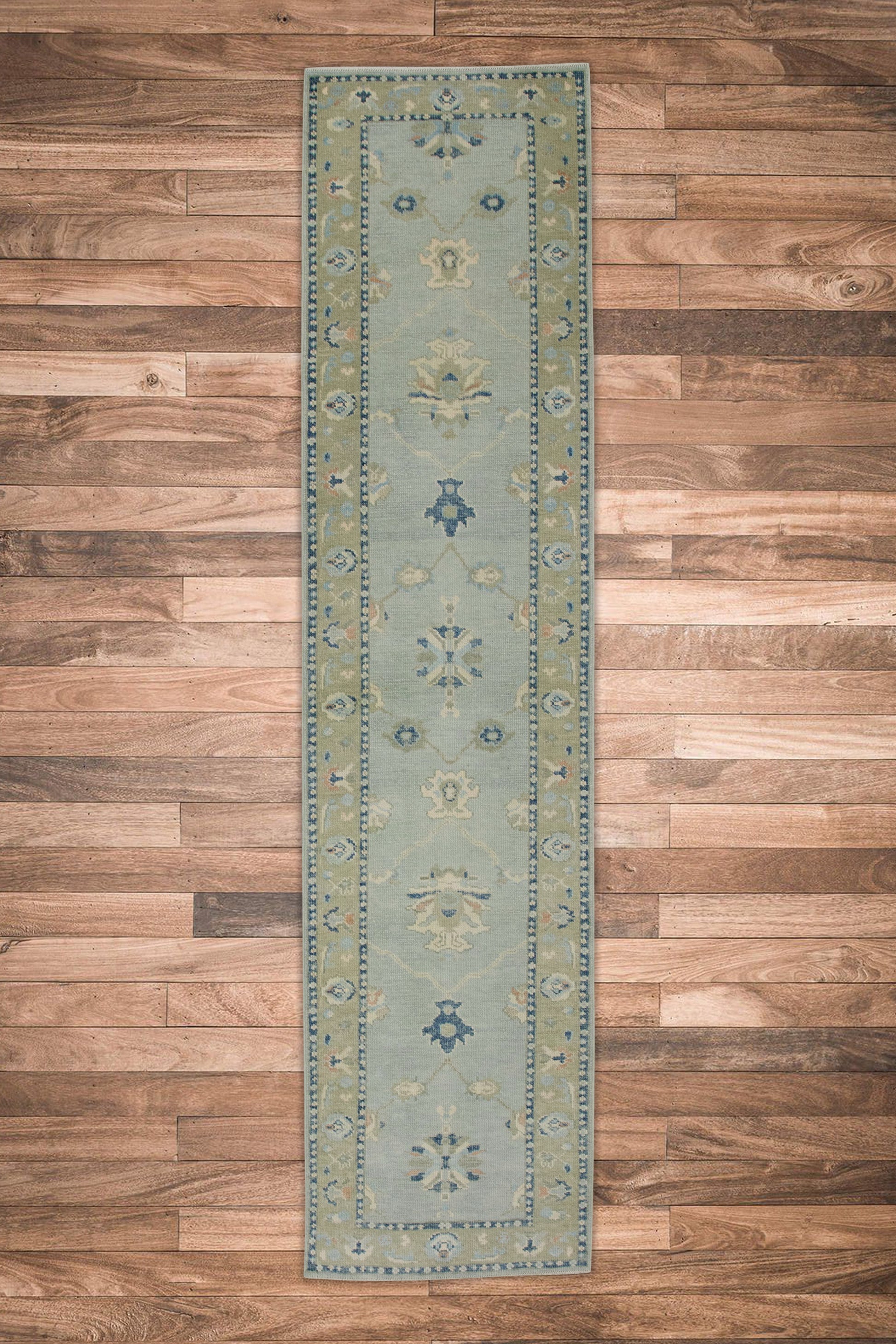 Turkish Oushak Rug 2'11" x 13' #8013