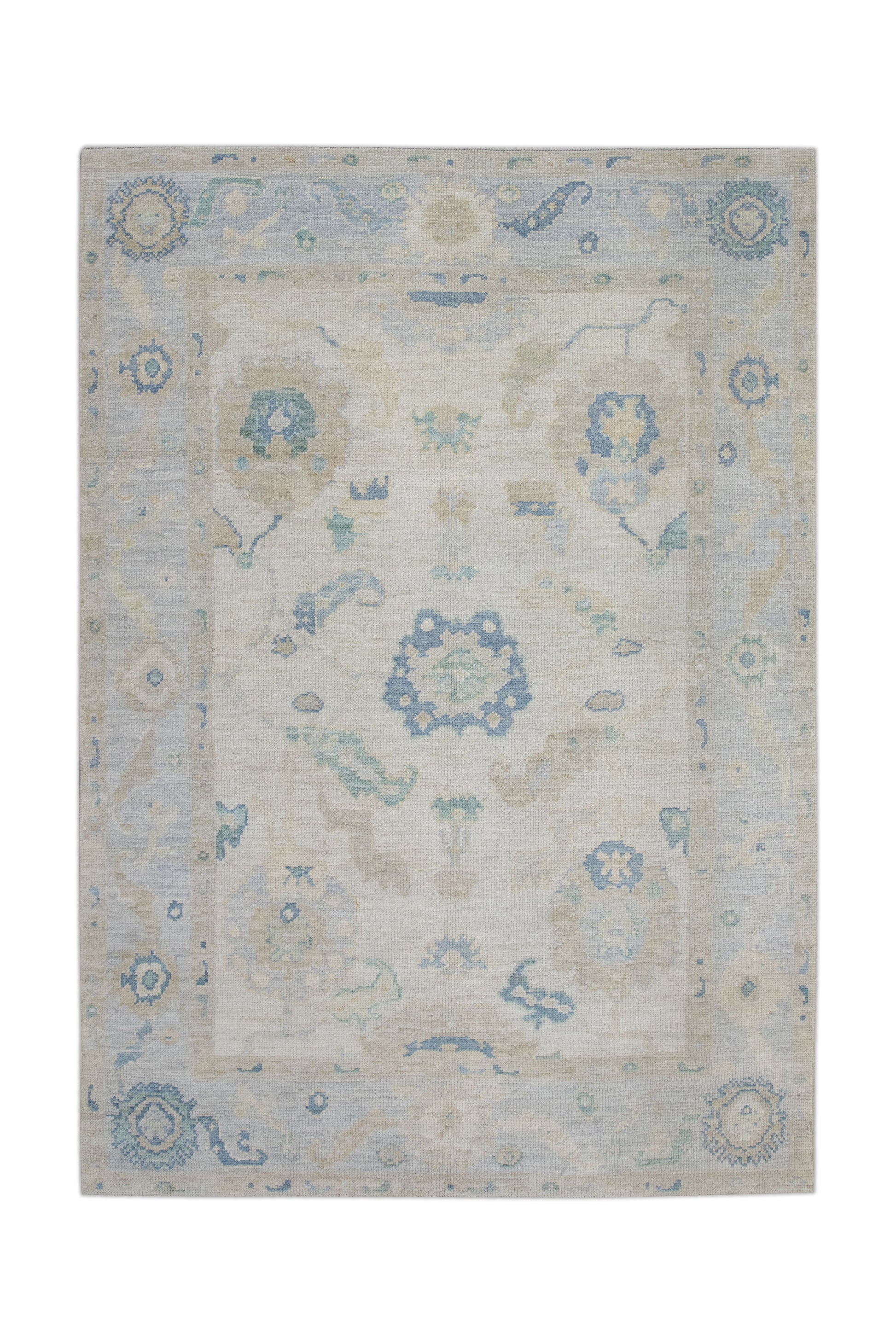 Turkish Oushak Rug 4'8" x 6'10" #11232