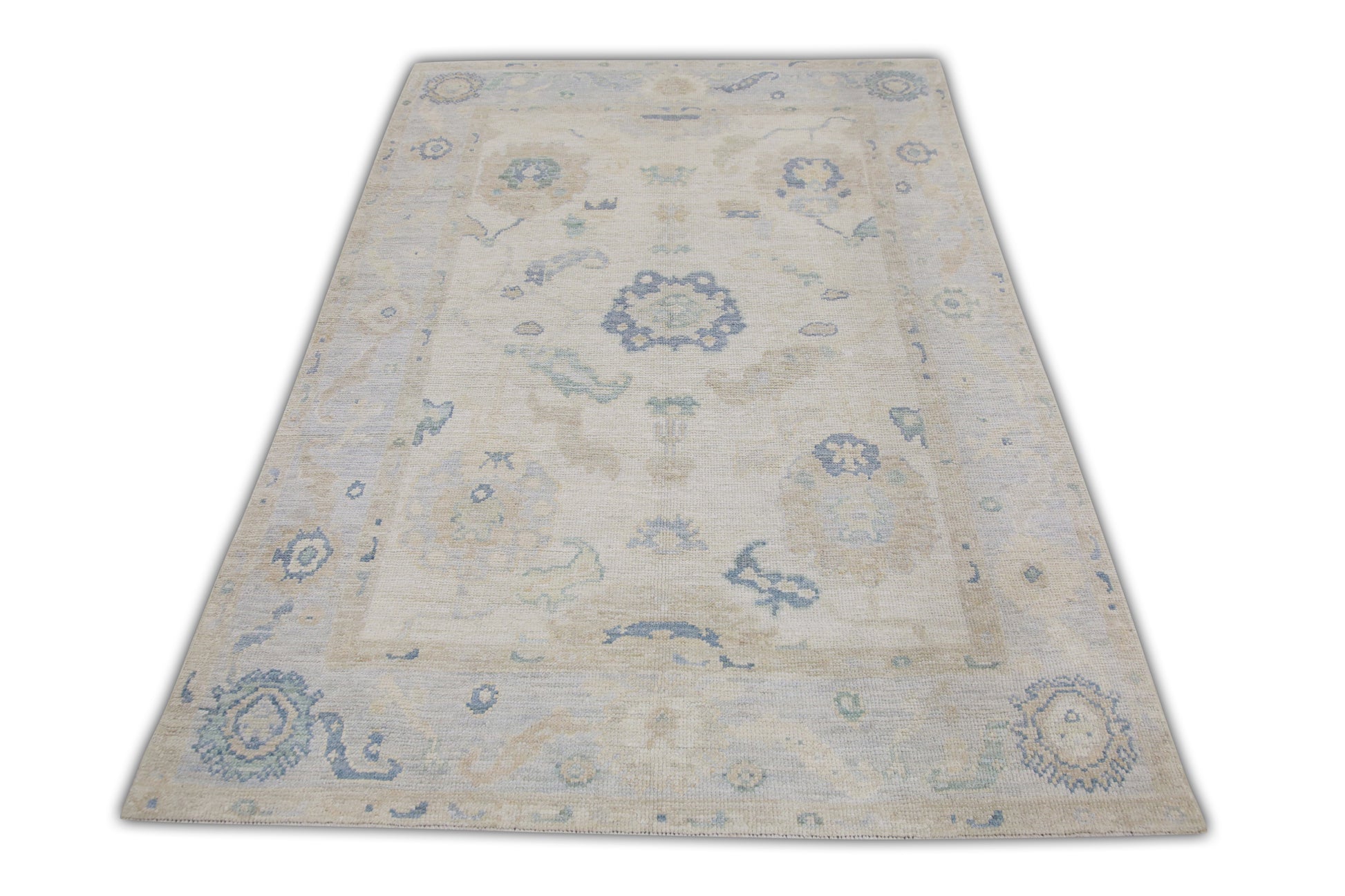 Turkish Oushak Rug 4'8" x 6'10" #11232