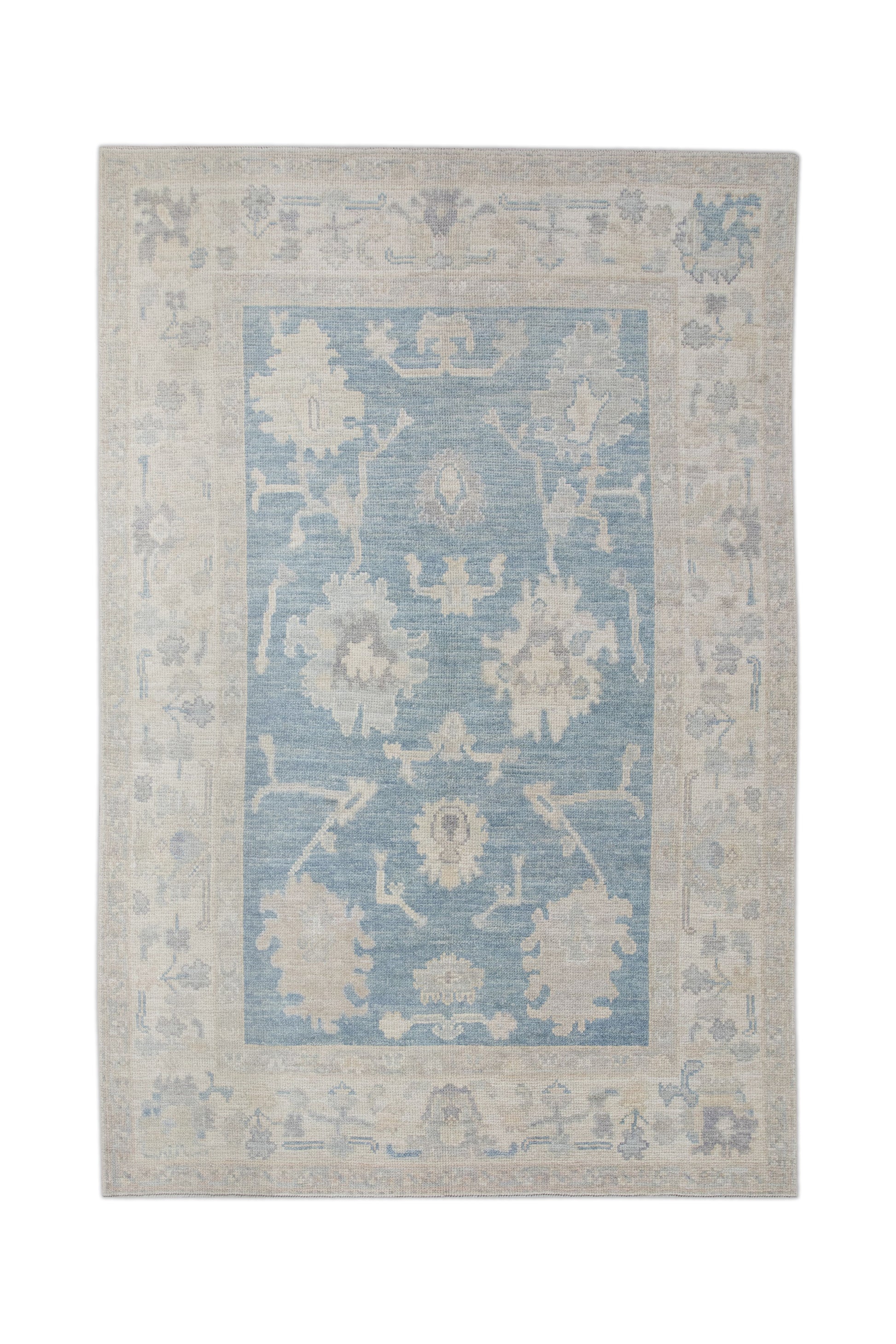 Turkish Oushak Rug 5' x 7'4" #11272