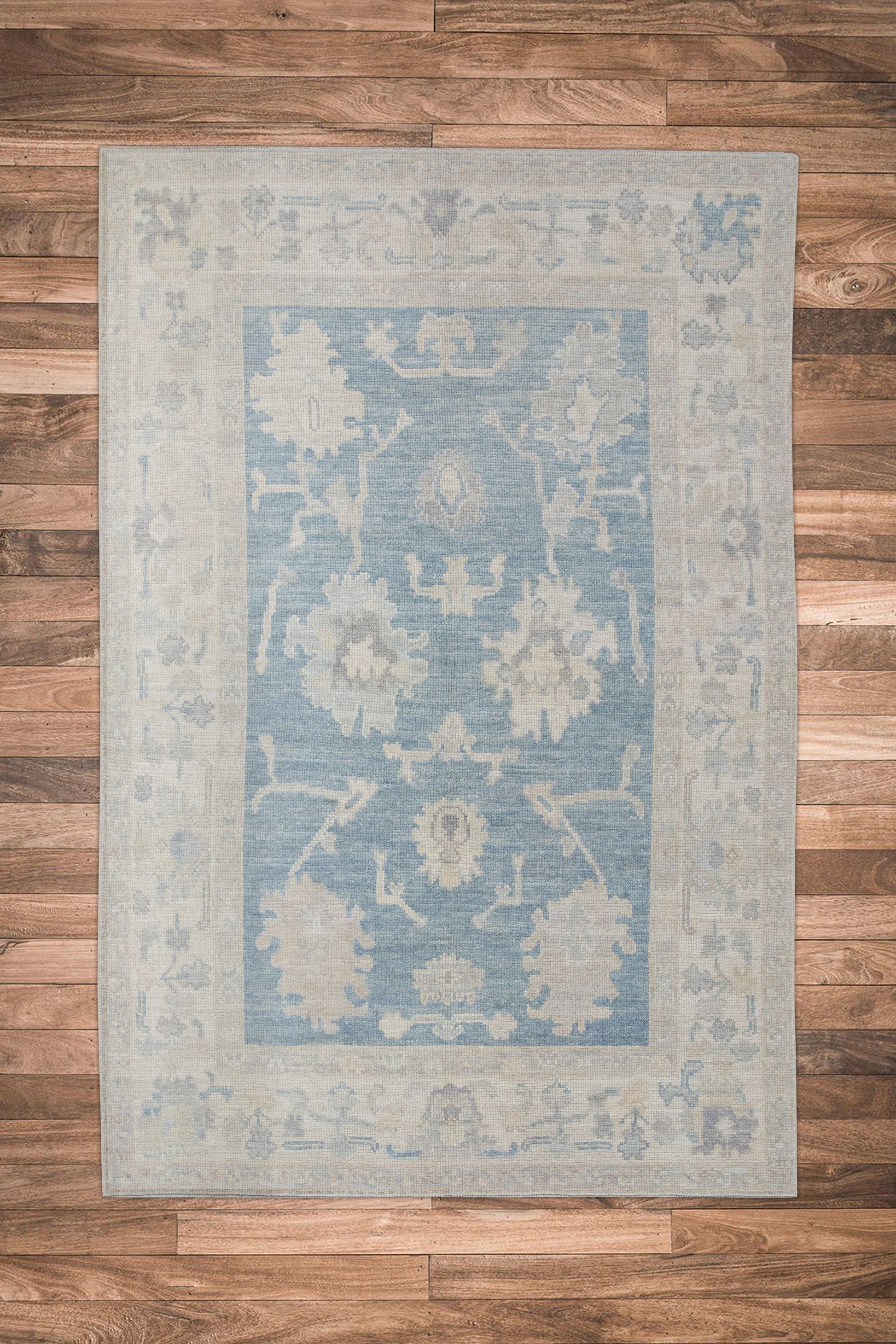Turkish Oushak Rug 5' x 7'4" #11272