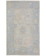 Turkish Oushak Rug 3'7" x 5'11" #11271