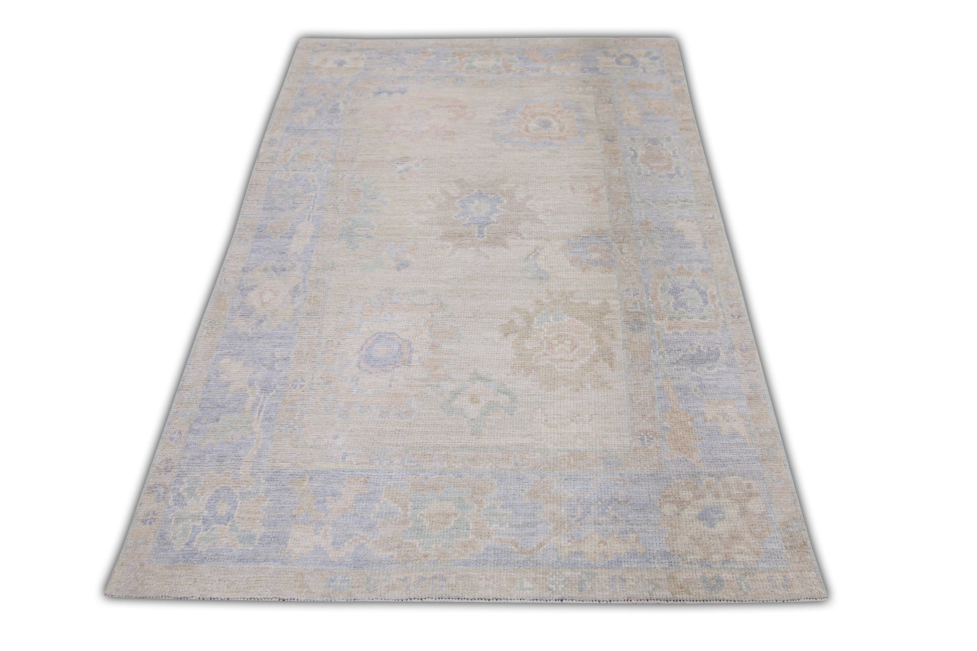 Turkish Oushak Rug 3'7" x 5'11" #11271