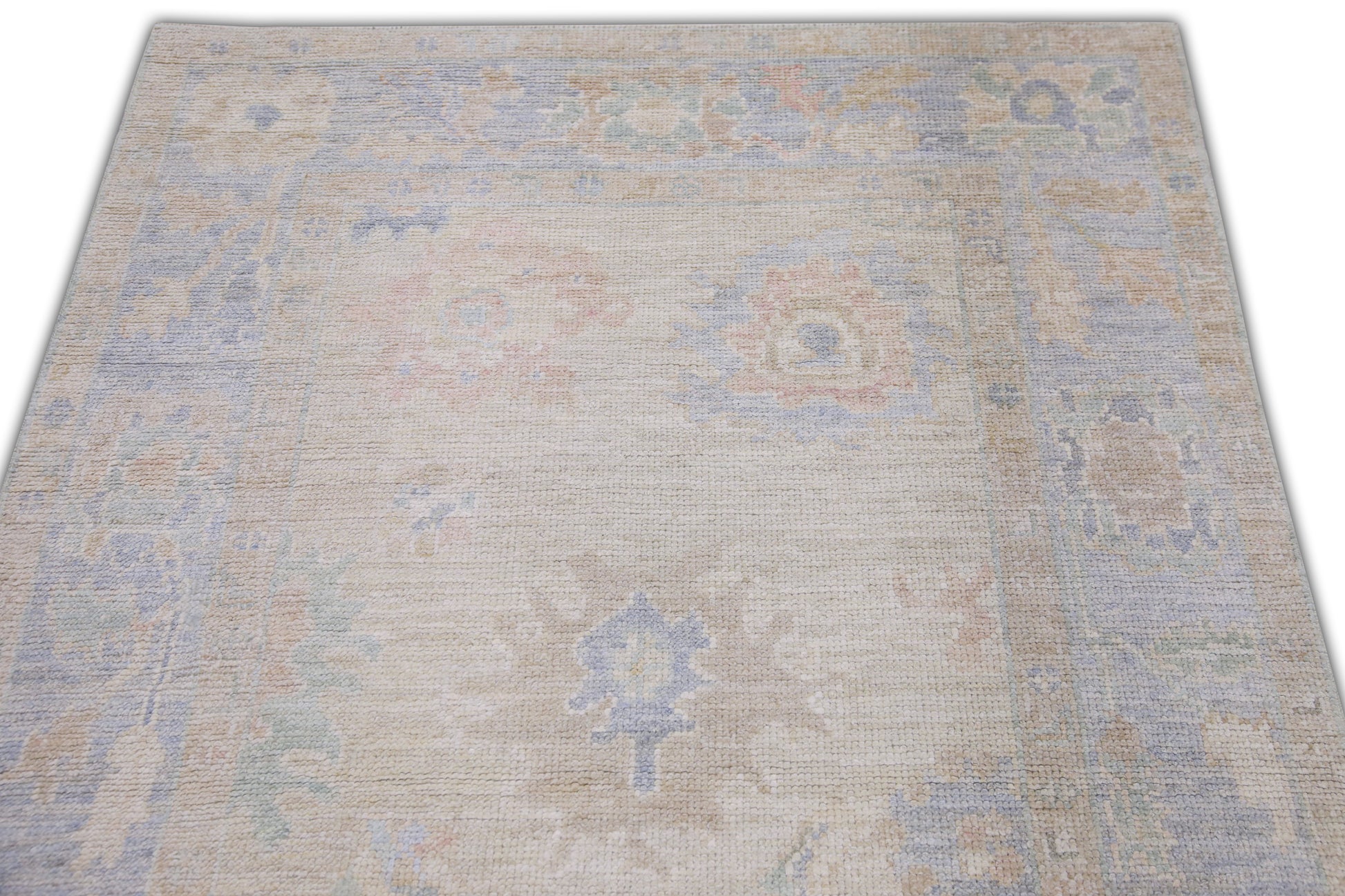 Turkish Oushak Rug 3'7" x 5'11" #11271