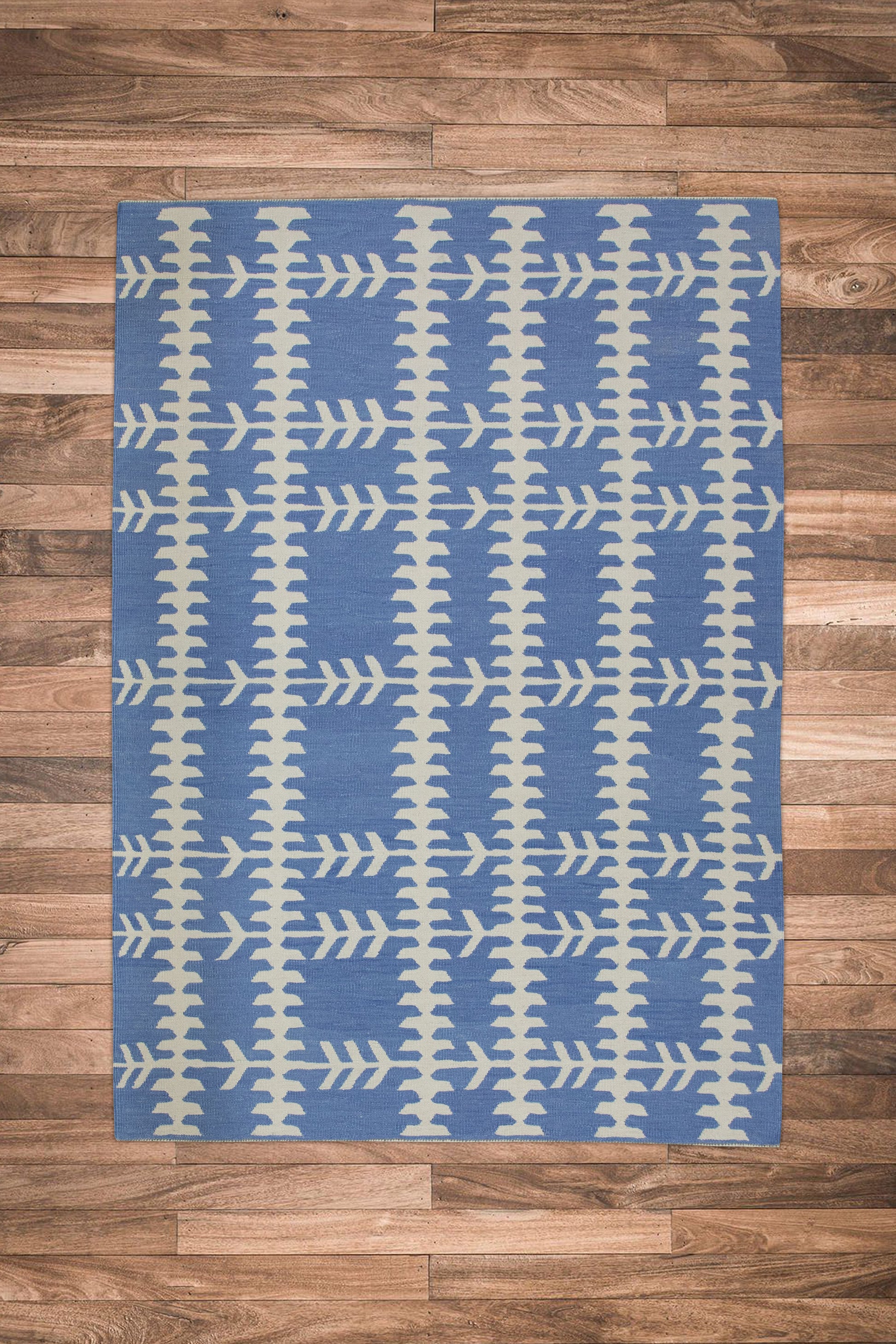 Oriental Flatweave Turkish Kilim 4'3" x 5'11" #10848