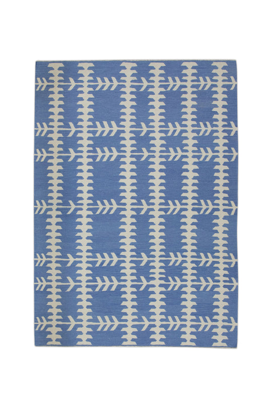 #10848 Oriental Flat Weave Turkish Kilim 4'3" x 5'11"