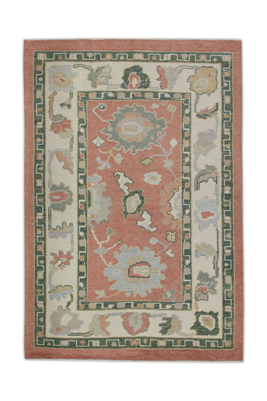 #10939 Turkish Oushak 3'8" x 6'