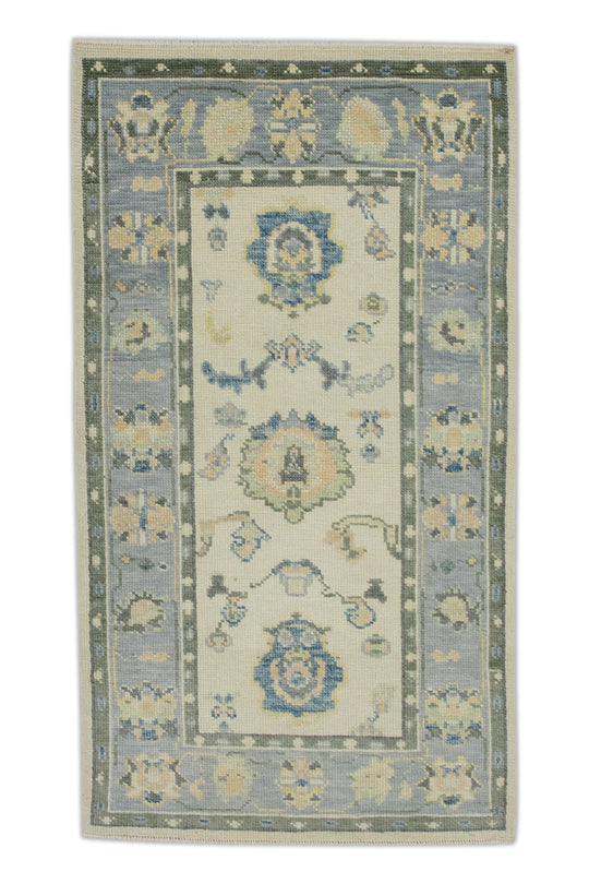 #8014 Turkish Oushak 2'10" x 5'1"