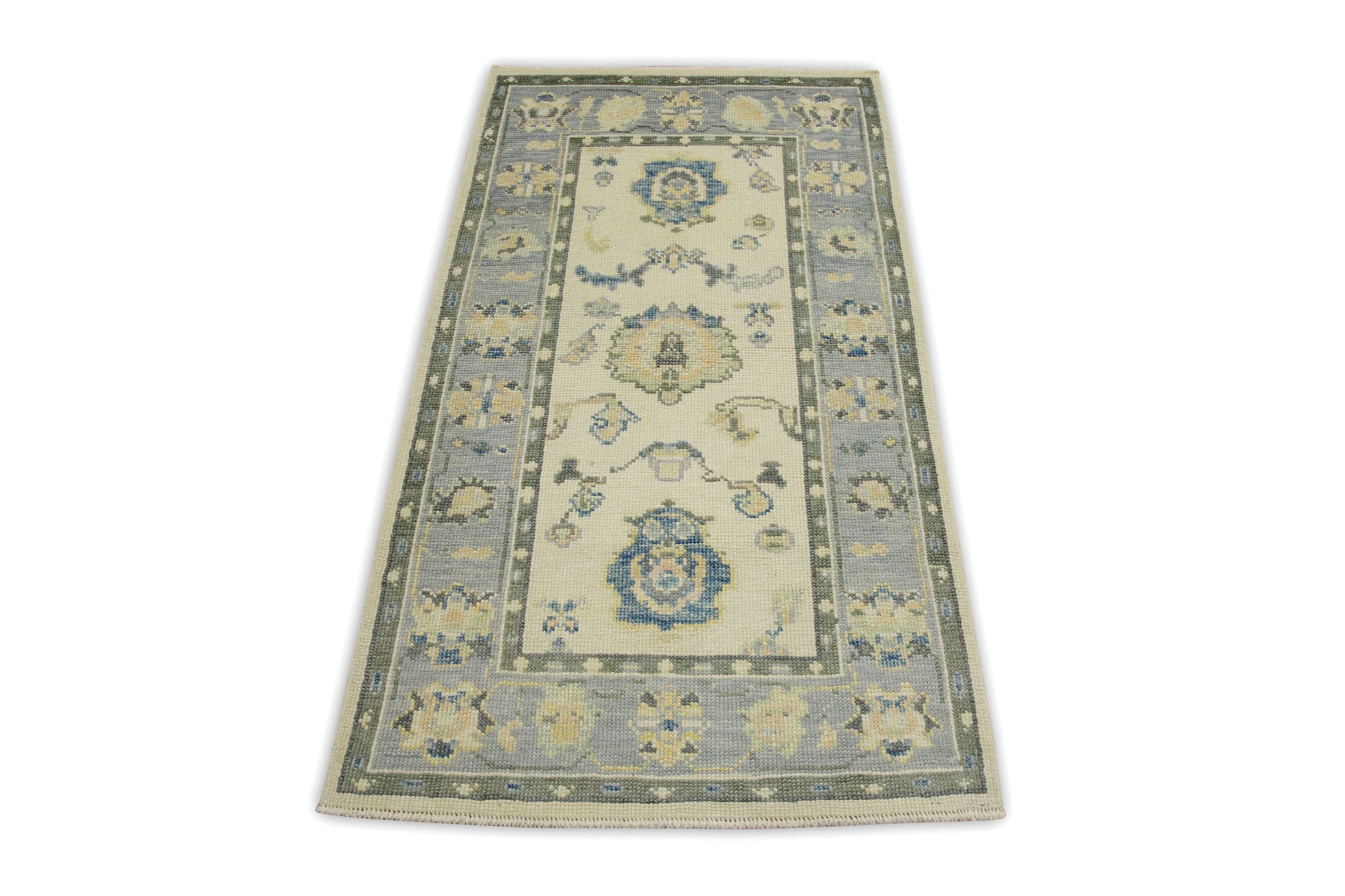 Turkish Oushak Rug 2'10" x 5'1" #8014