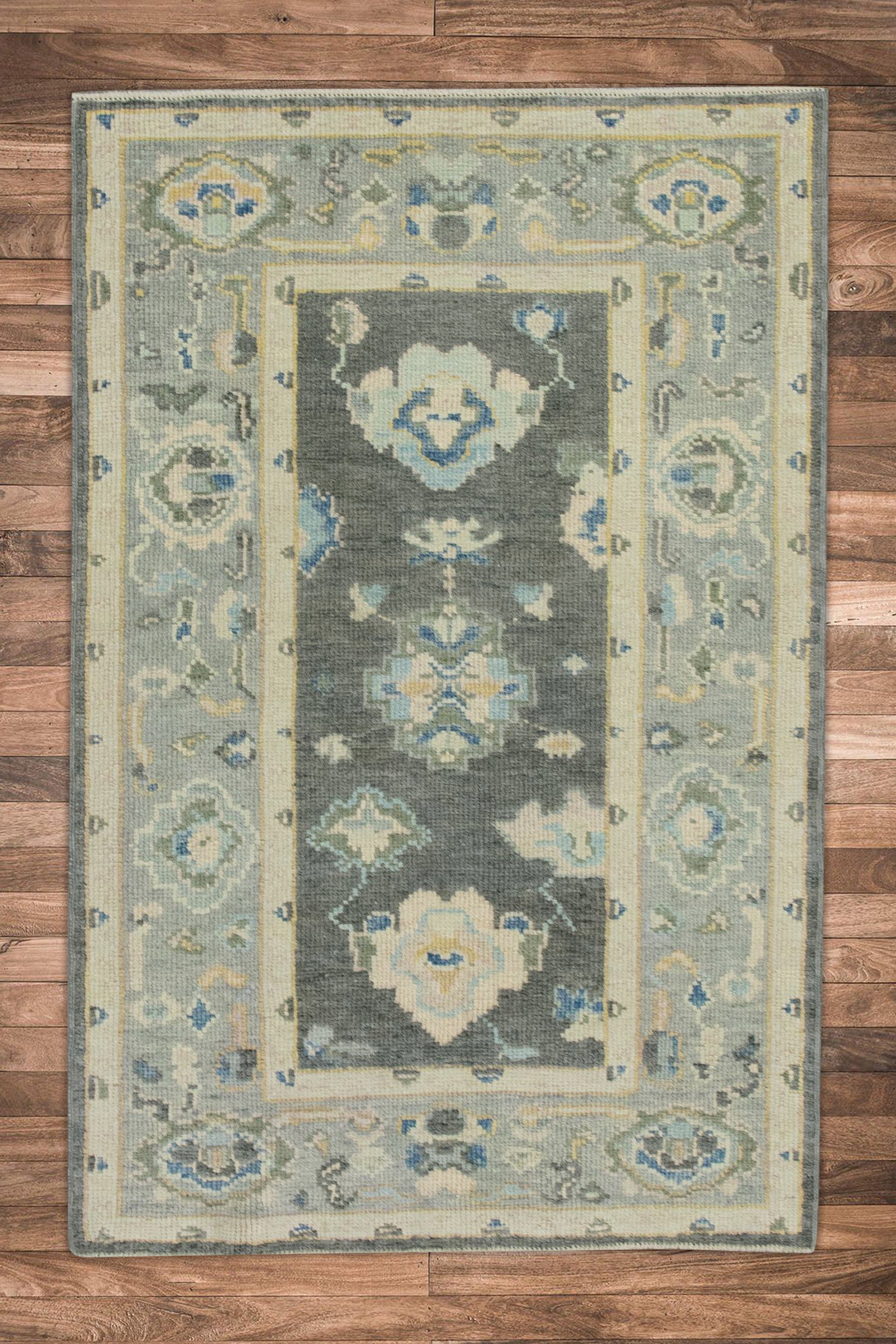 Turkish Oushak Rug 2'11" x 4'9" #8070