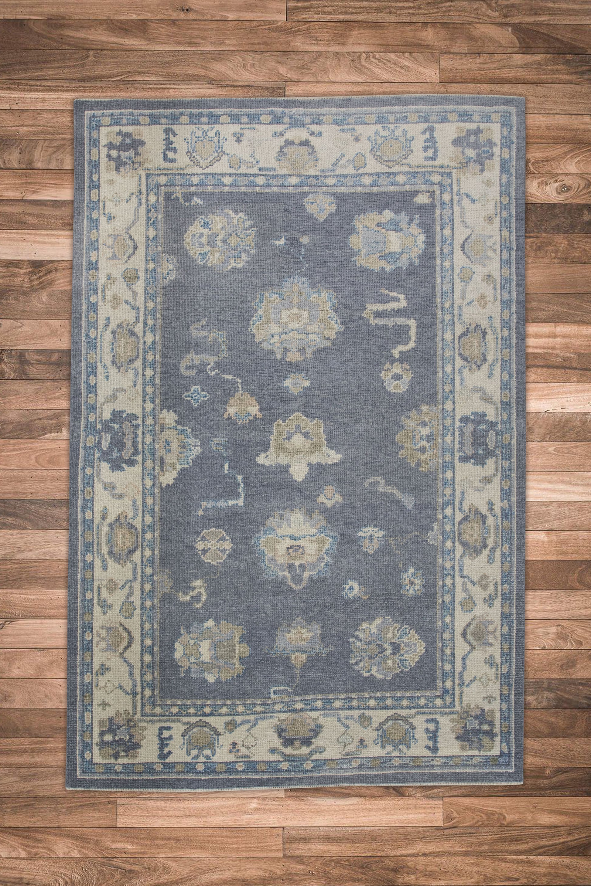 Turkish Oushak Rug 4'8" x 6'11" #11003