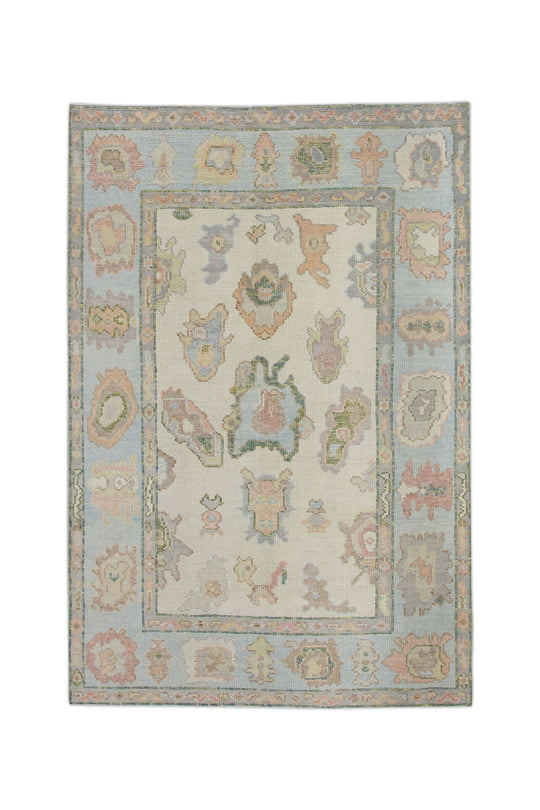 #10863 Turkish Oushak 3'11" x 6'