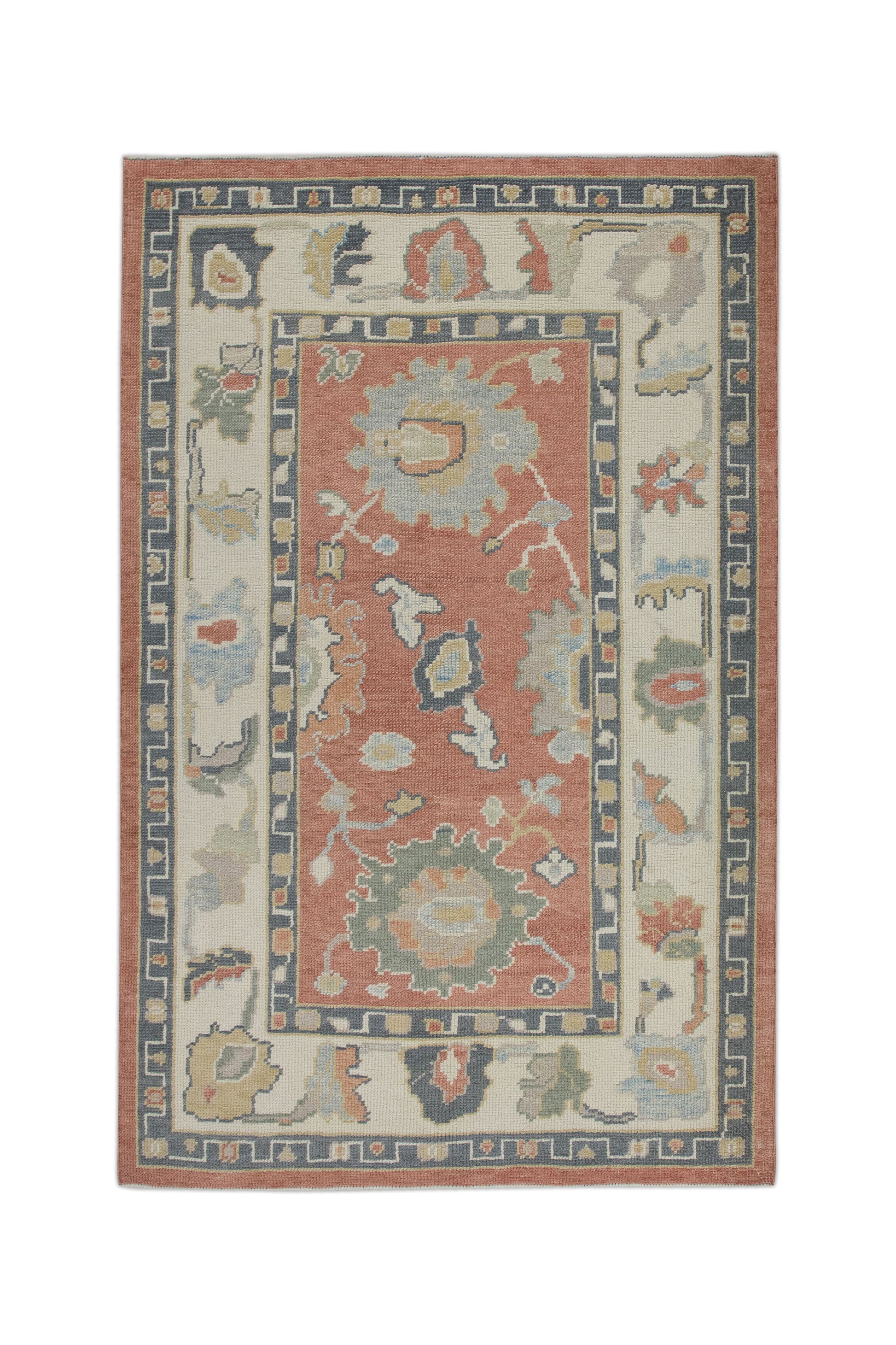 Turkish Oushak Rug 3'8" x 5'8" #10789