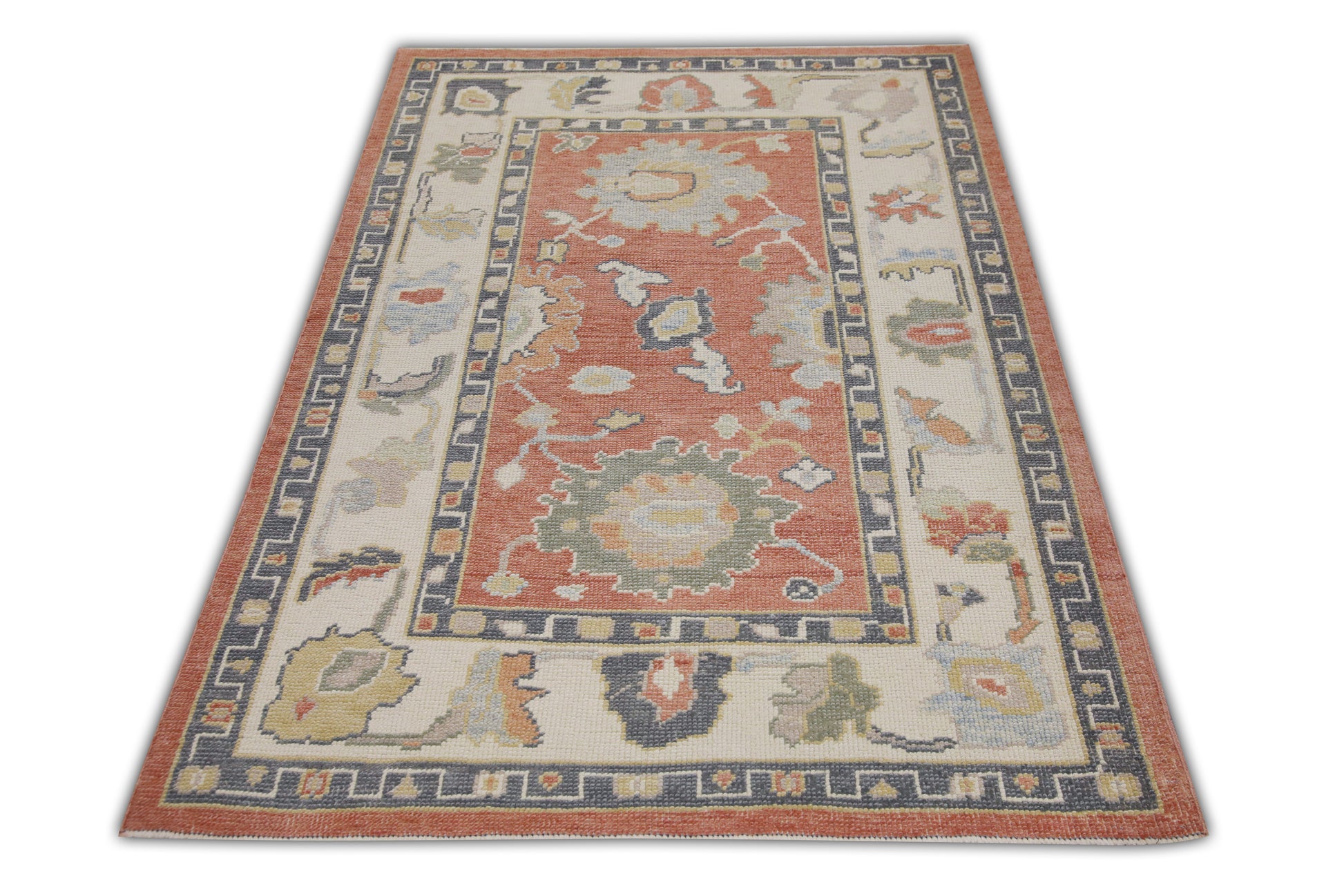 Turkish Oushak Rug 3'8" x 5'8" #10789