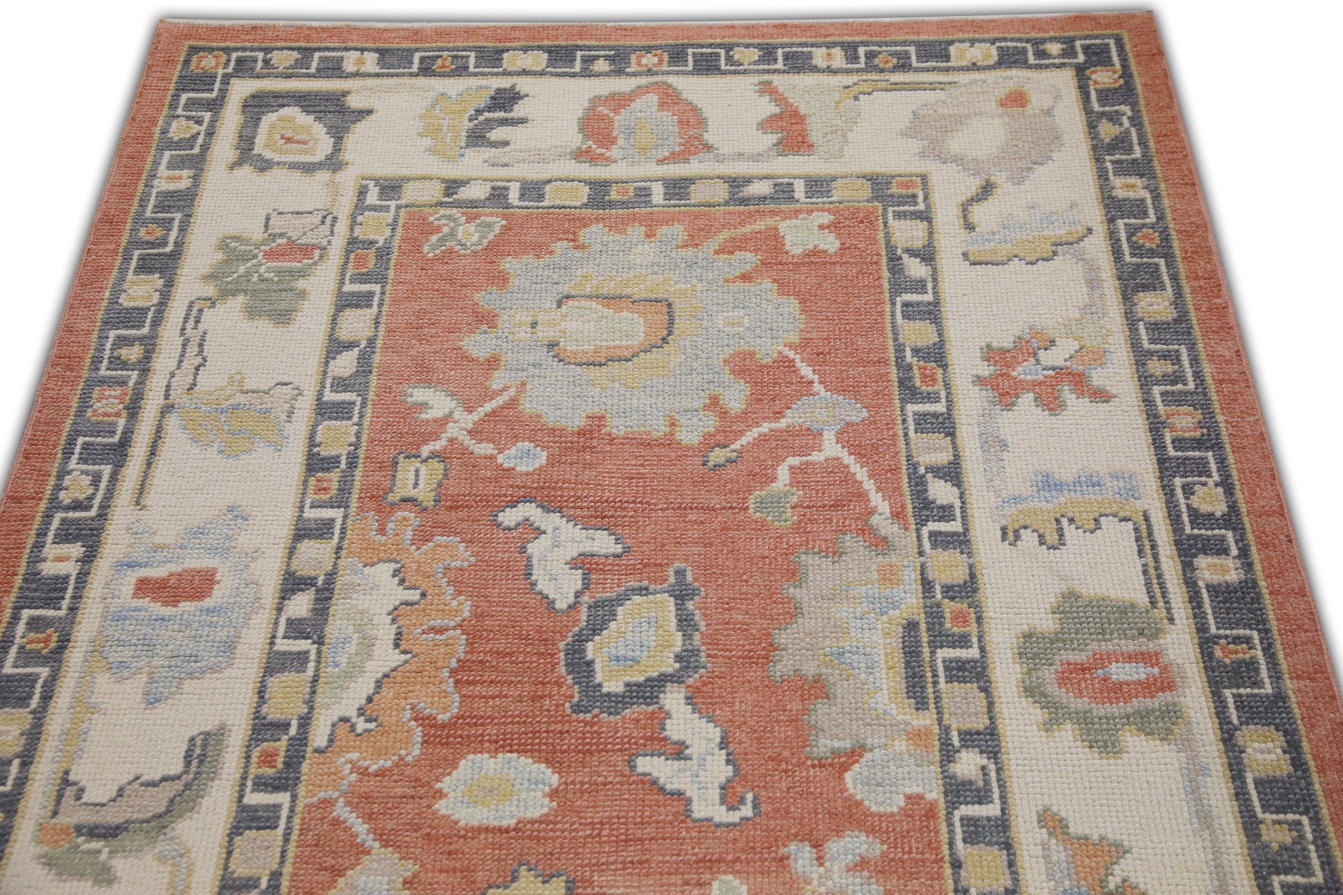 Turkish Oushak Rug 3'8" x 5'8" #10789