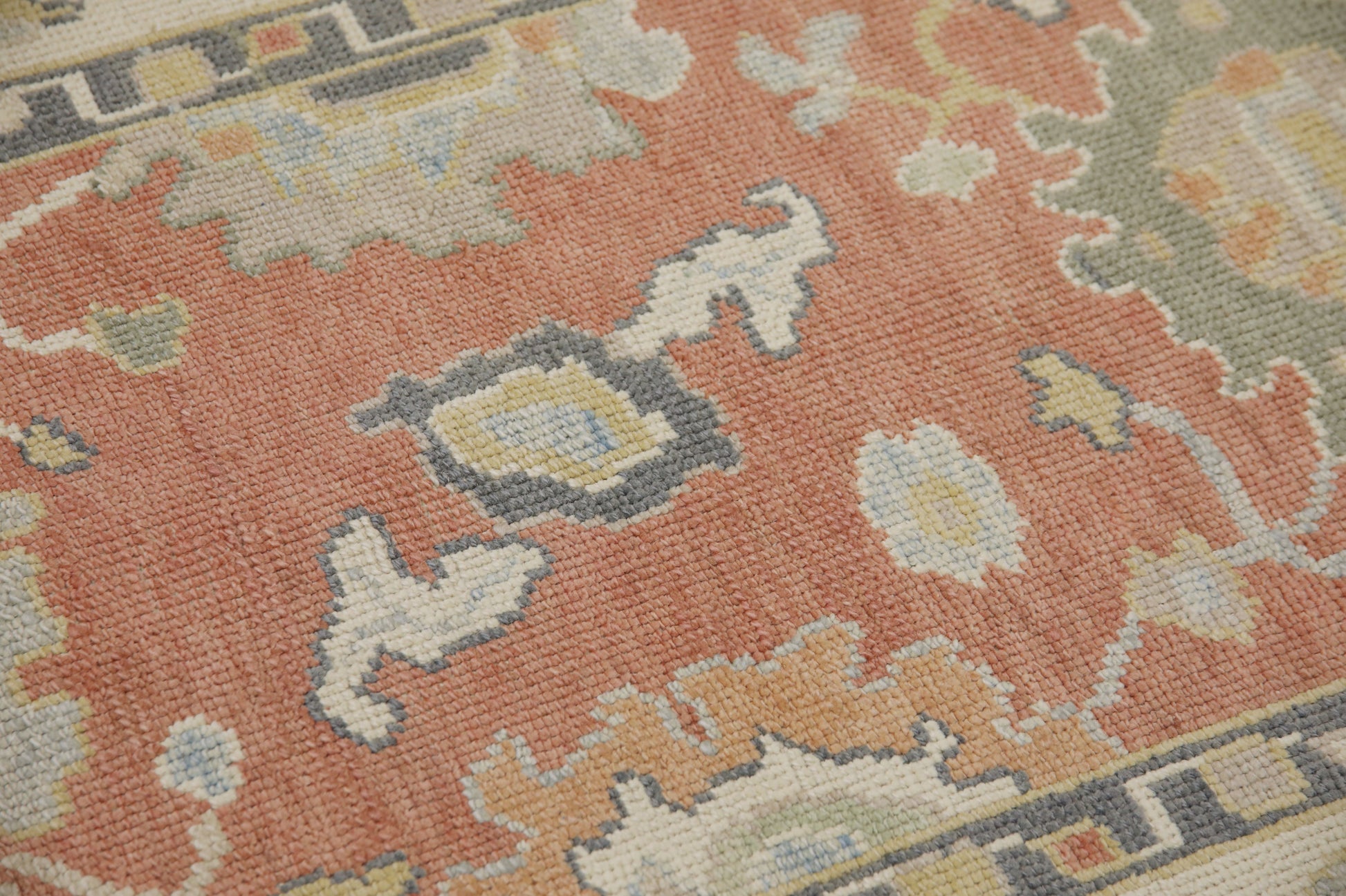Turkish Oushak Rug 3'8" x 5'8" #10789