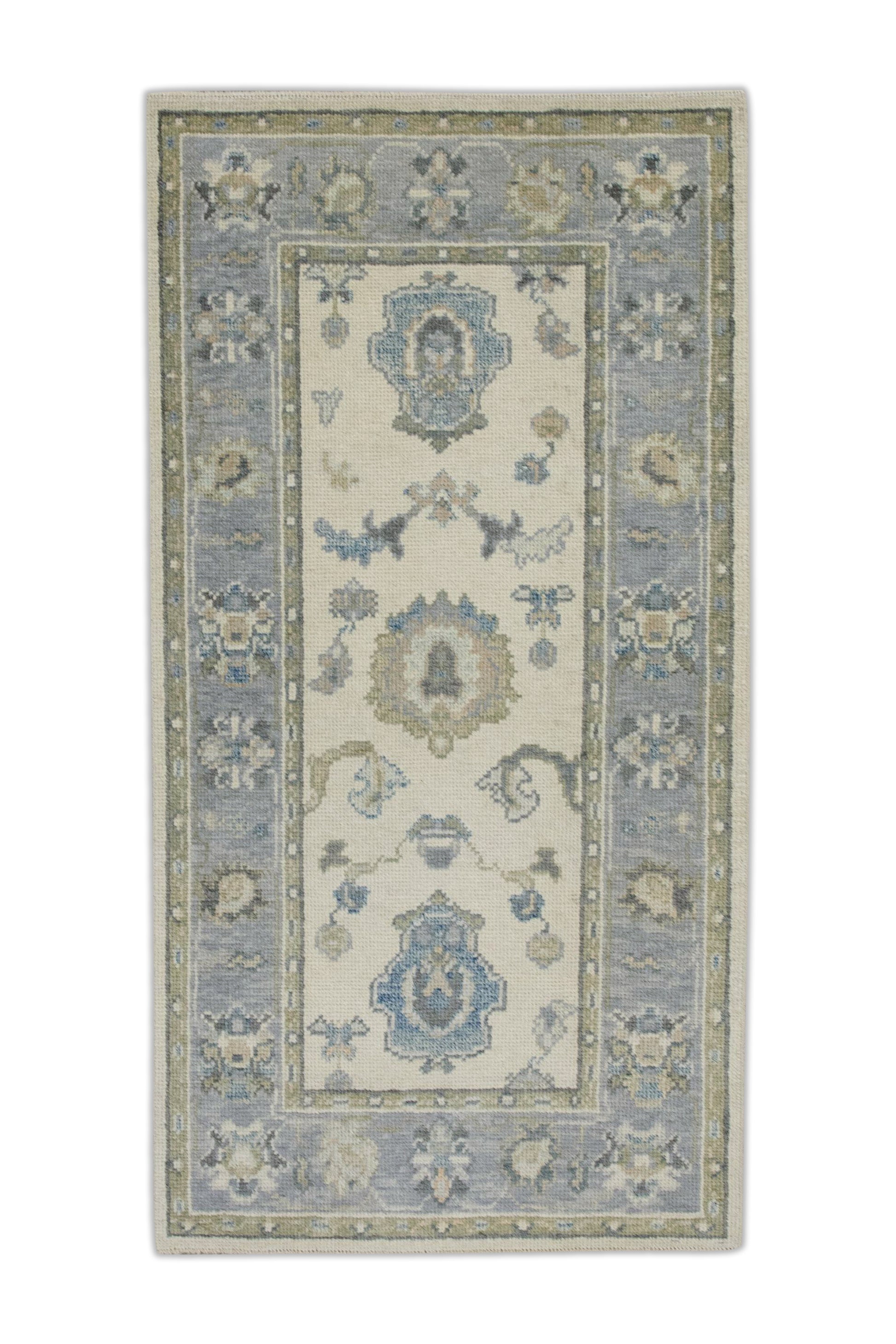 Turkish Oushak Rug 2'8" x 5'4" #7888