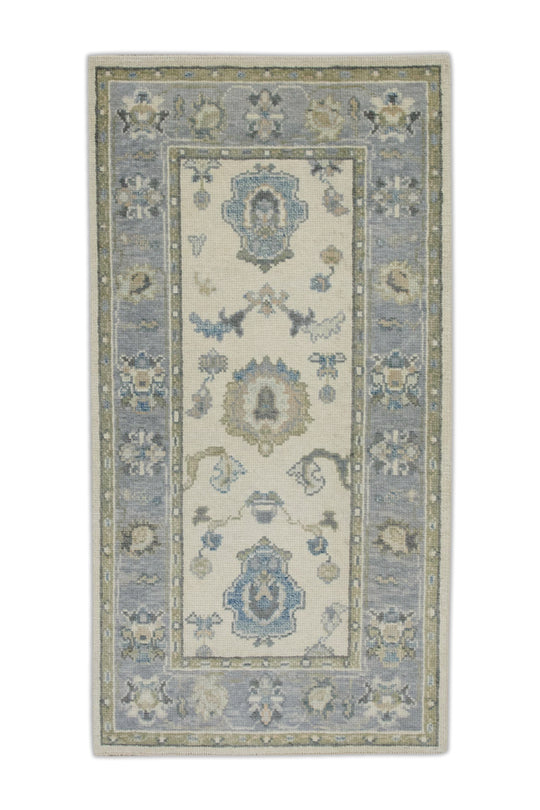 #7888 Turkish Oushak 2'8" x 5'4"