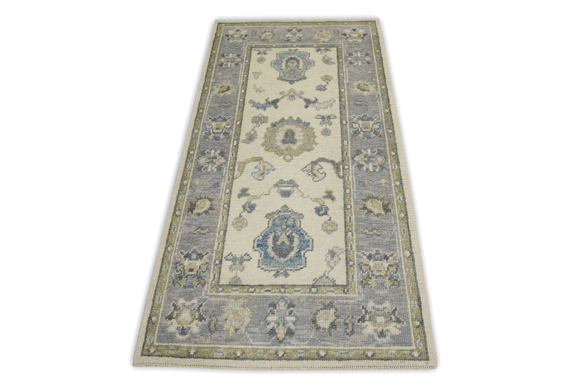 Turkish Oushak Rug 2'8" x 5'4" #7888