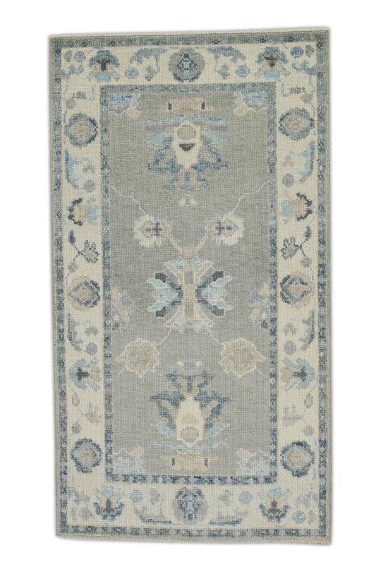 #7917 Turkish Oushak 2'9" x 4'11"