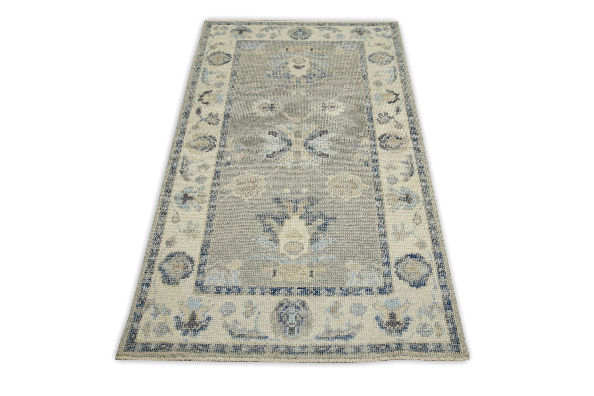 Turkish Oushak Rug 2'9" x 4'11" #7917
