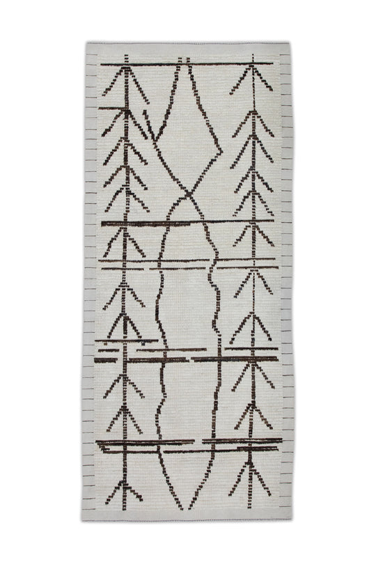 #10790 Hand Knotted Turkish Tulu Rug 2'8" x 6'8"