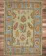 Turkish Oushak Rug 4'1" x 6'3" #2265