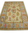 Turkish Oushak Rug 4'1" x 6'3" #2265