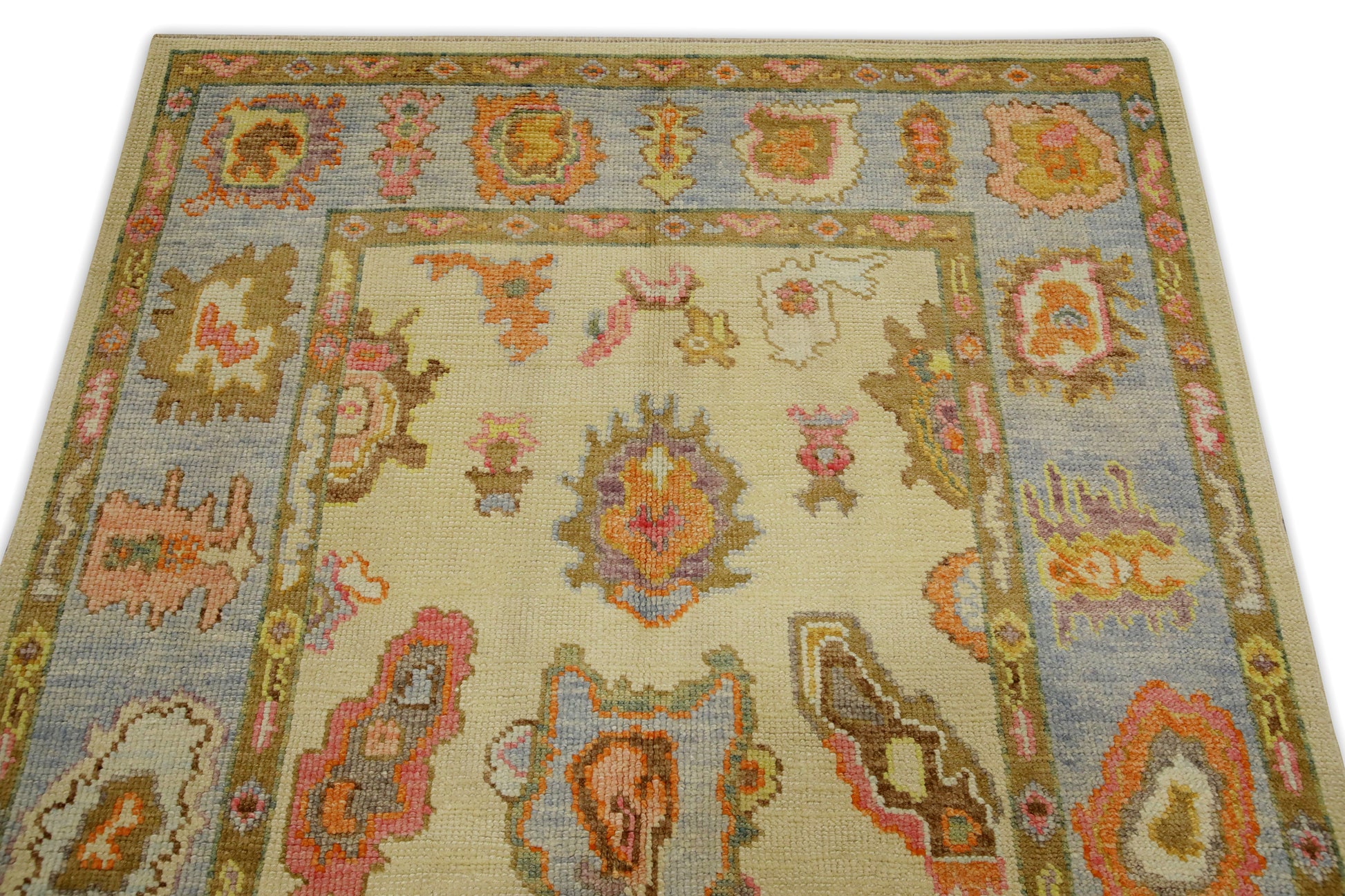 Turkish Oushak Rug 4'1" x 6'3" #2265