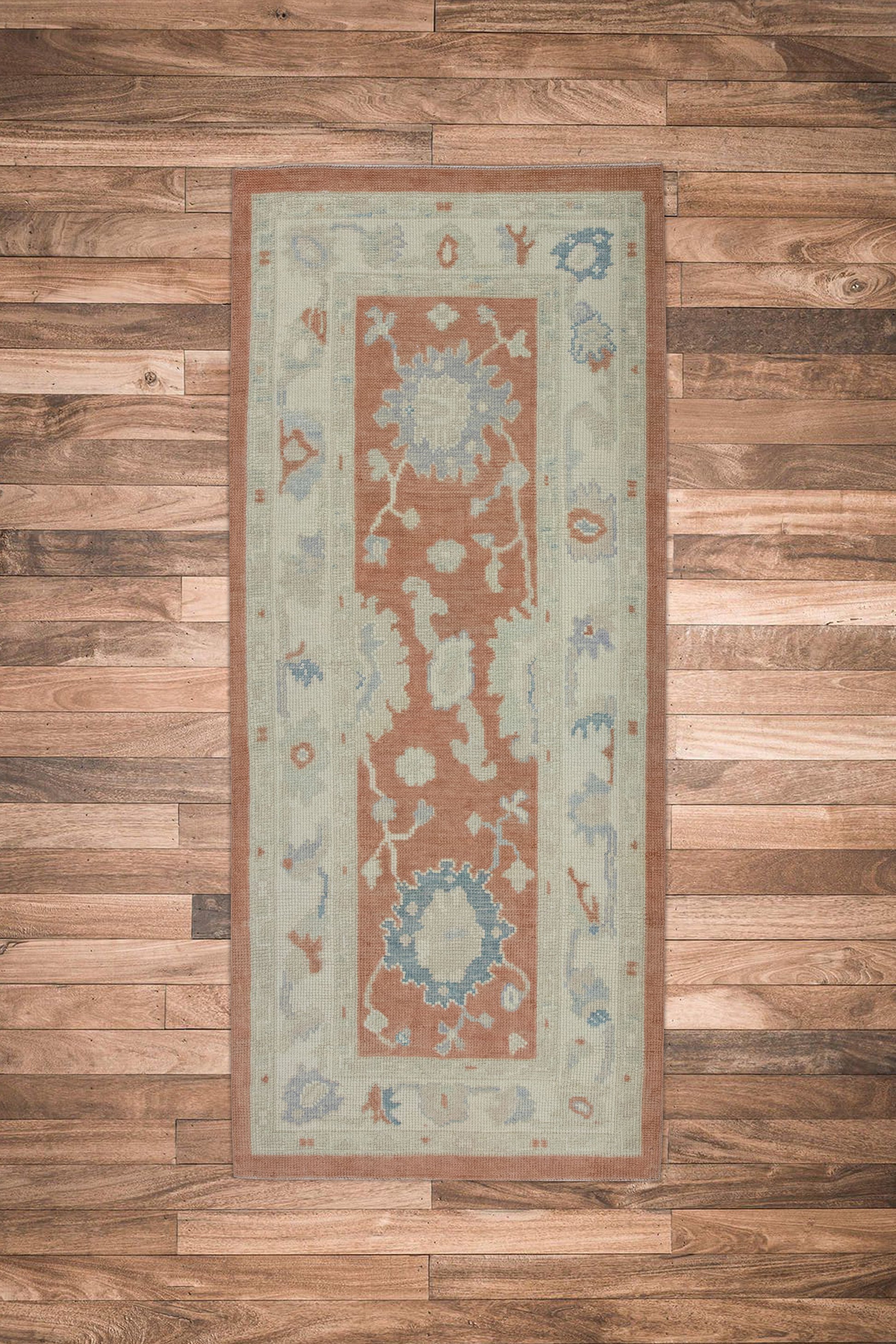 Turkish Oushak Rug 2'7" x 5'11" #11175