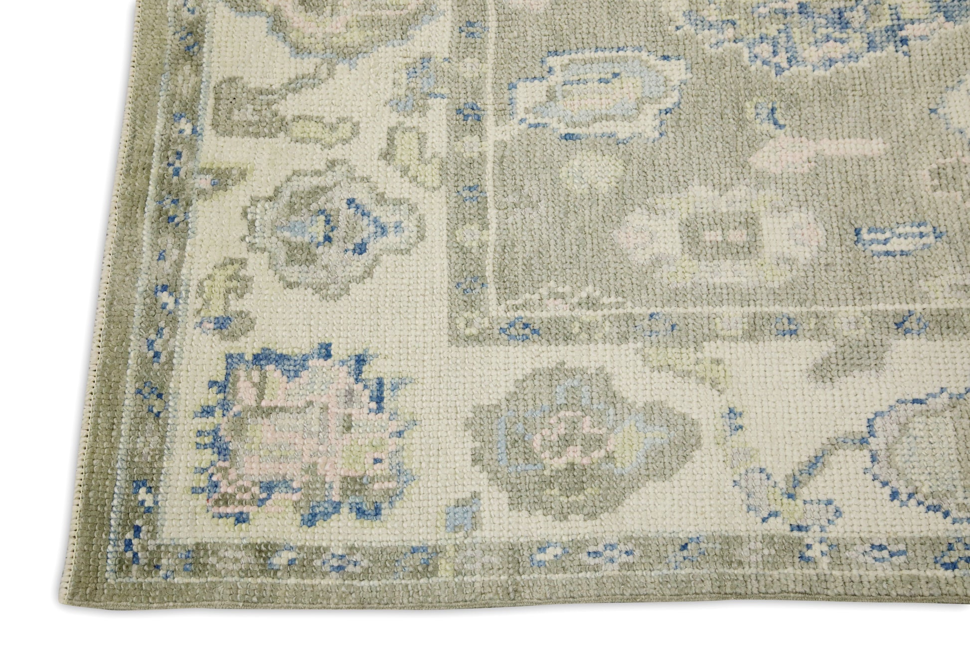 Turkish Oushak Rug 3'10" x 6'6" #7546