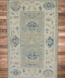 Turkish Oushak Rug 3'8" x 5'10" #7886