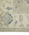 Turkish Oushak Rug 3'8" x 5'10" #7886