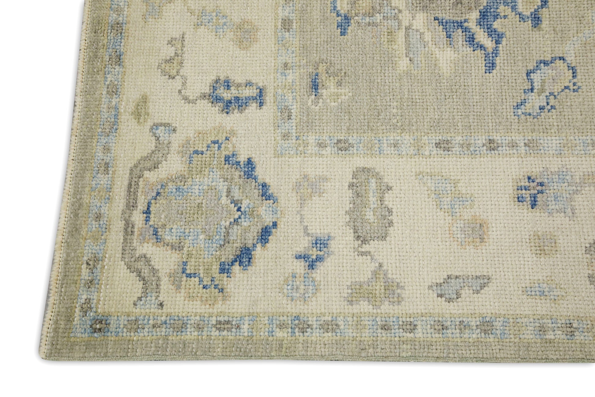 Turkish Oushak Rug 3'8" x 5'10" #7886