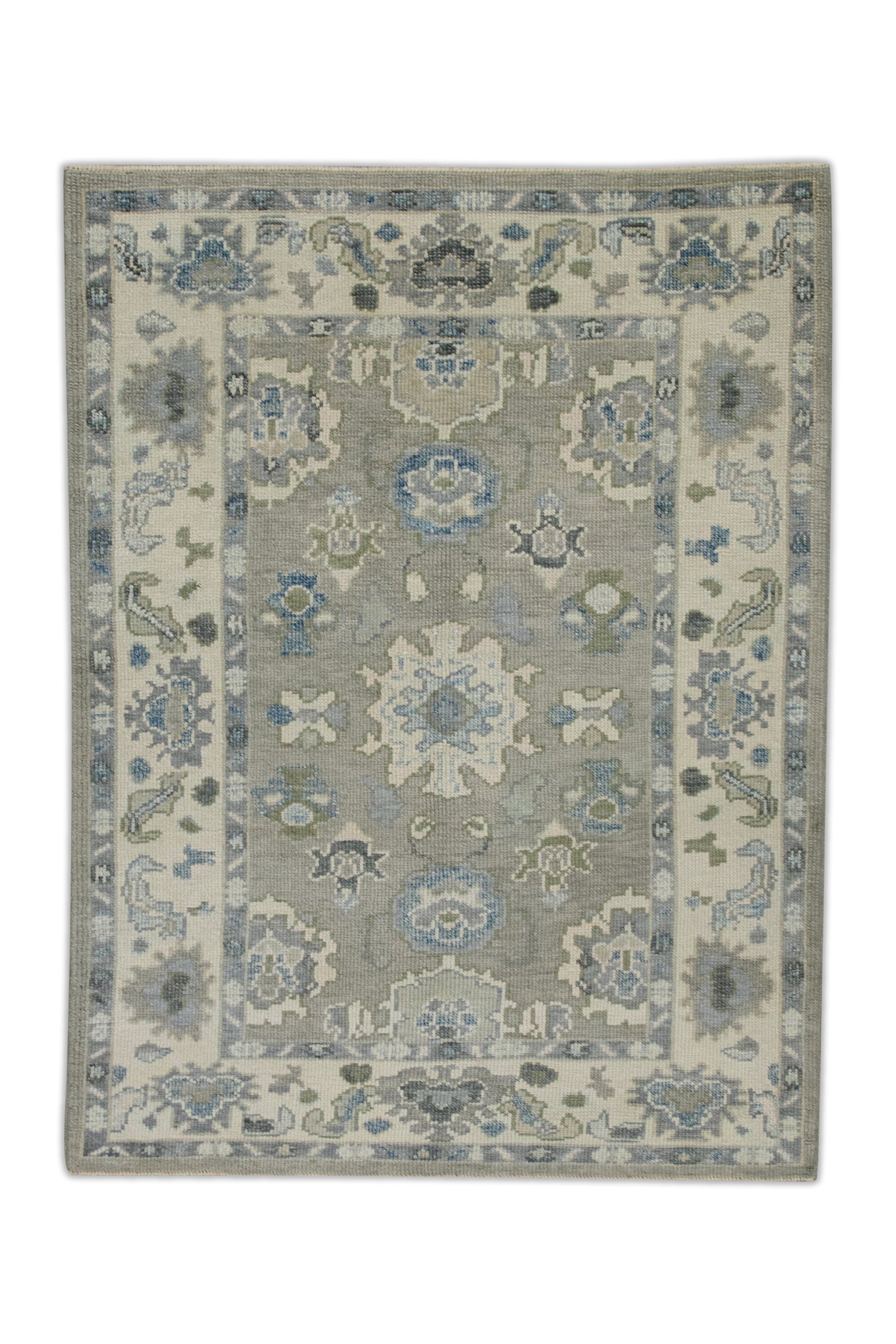 Turkish Oushak Rug 4' x 5'8" #7511