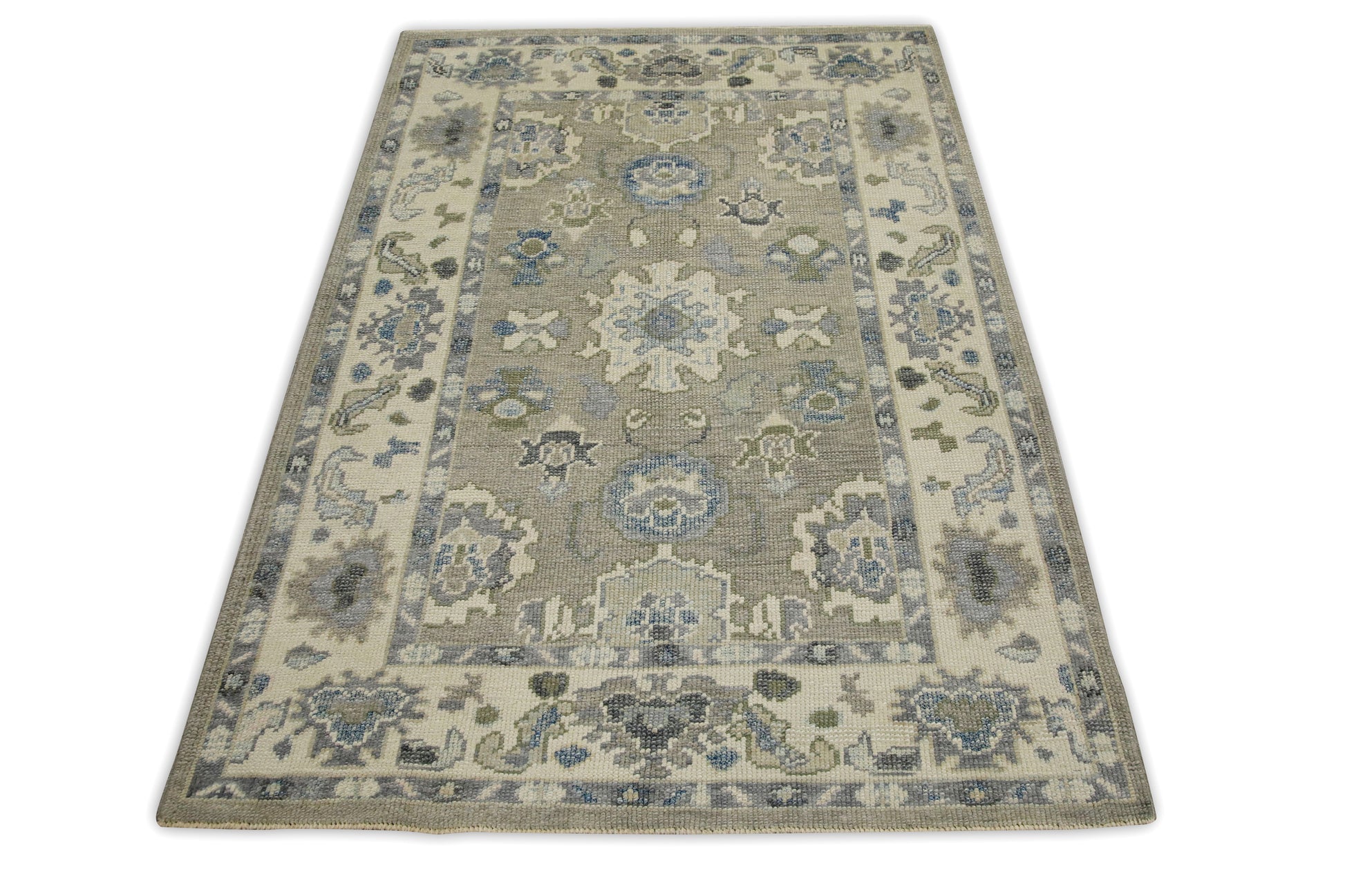 Turkish Oushak Rug 4' x 5'8" #7511