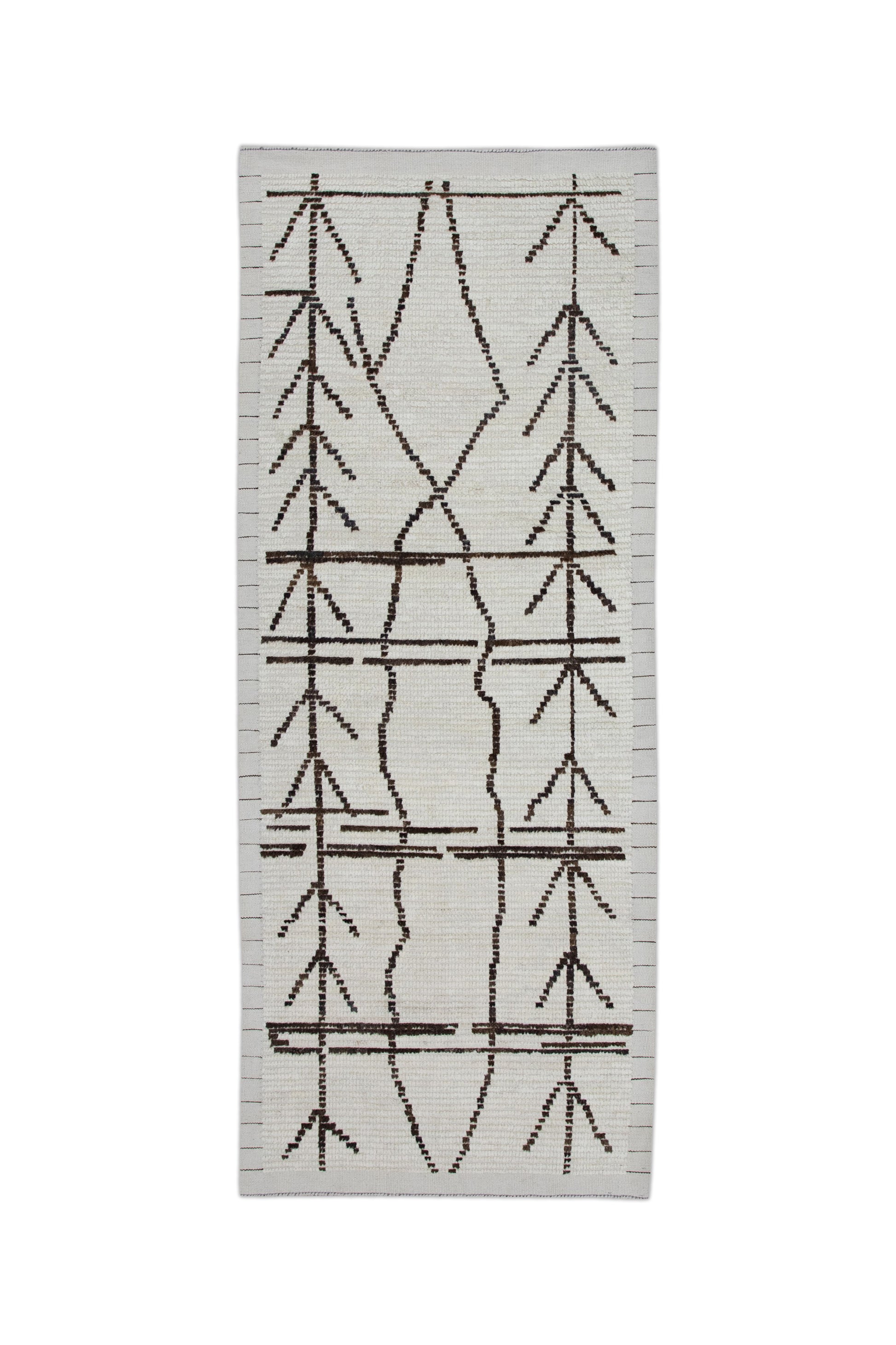 Turkish Tulu Rug Hand Knotted 2'8" x 6'8" #10816