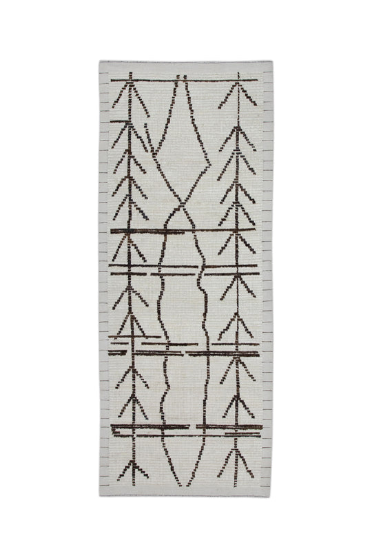 #10816 Hand Knotted Turkish Tulu Rug 2'8" x 6'8"