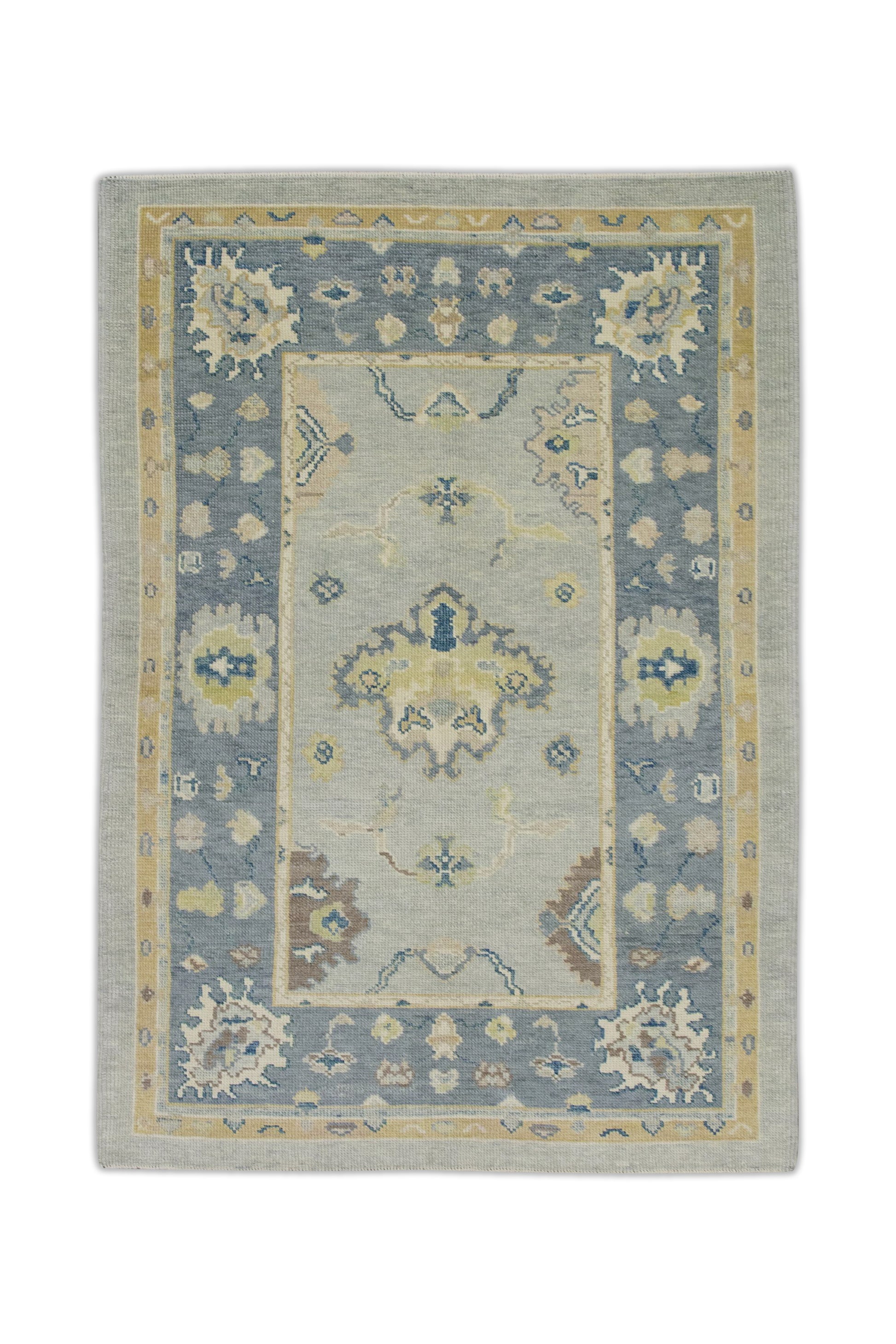 Turkish Oushak Rug 4' x 6'1" #8167